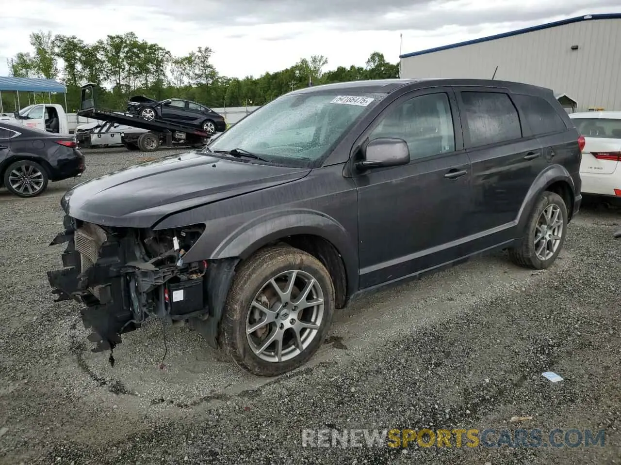 1 Photograph of a damaged car 3C4PDDEG4KT833984 DODGE JOURNEY 2019