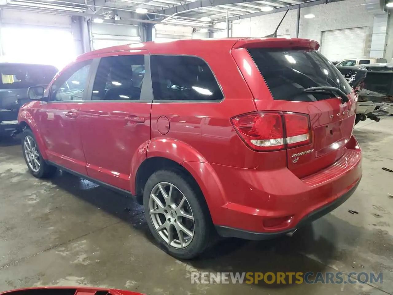 2 Photograph of a damaged car 3C4PDDEG6KT784450 DODGE JOURNEY 2019