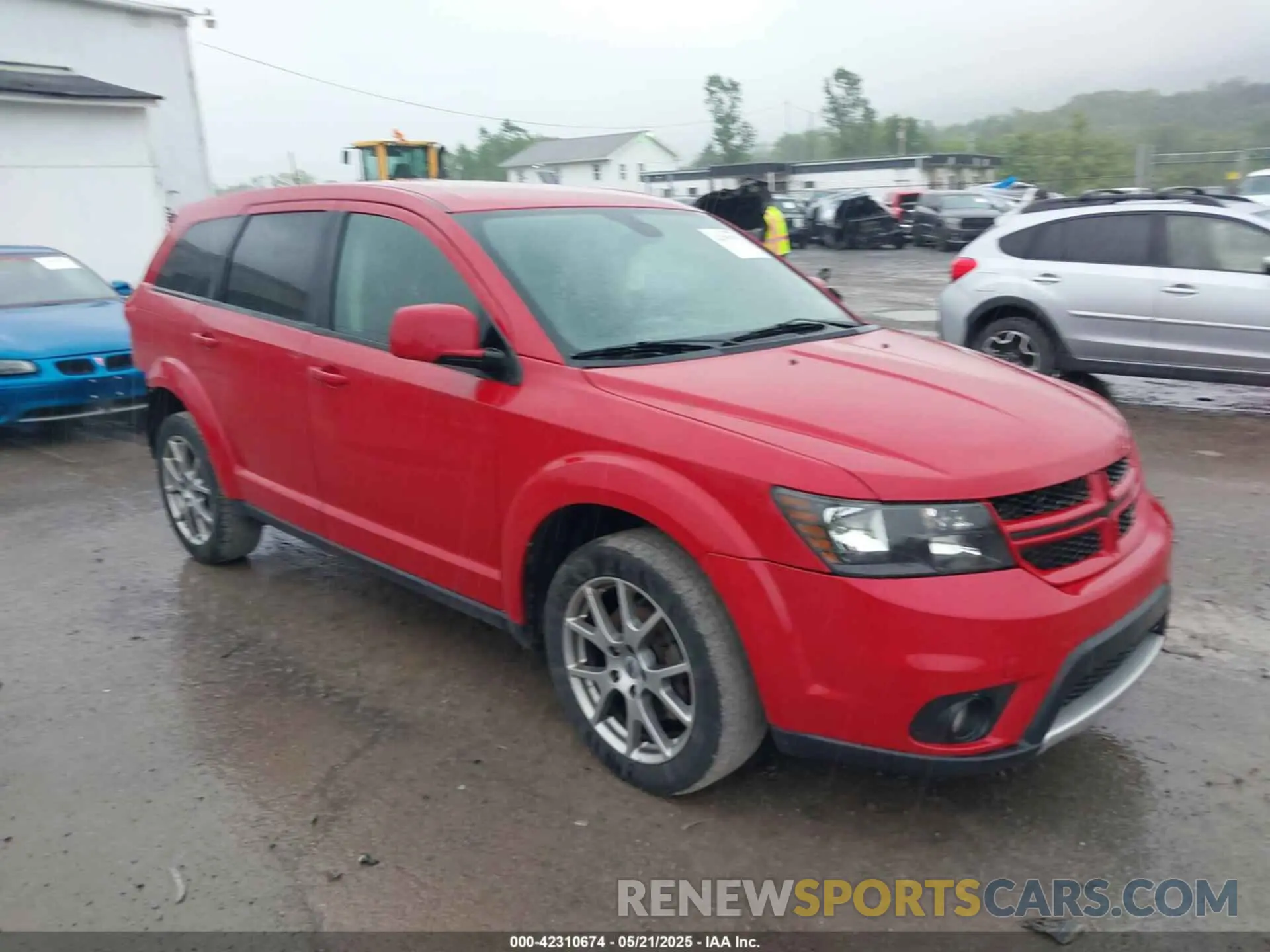 1 Photograph of a damaged car 3C4PDDEG7KT795151 DODGE JOURNEY 2019