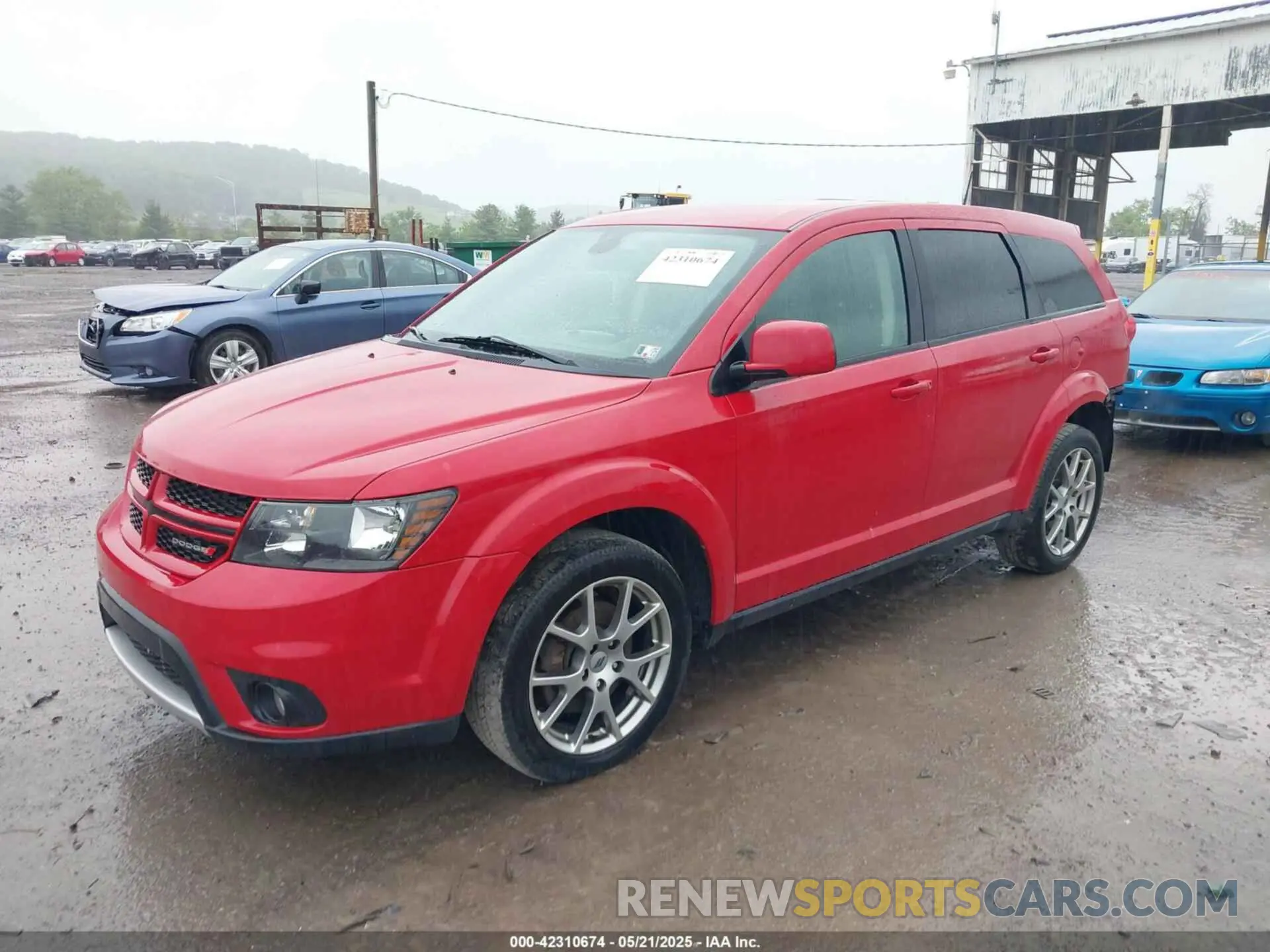 2 Photograph of a damaged car 3C4PDDEG7KT795151 DODGE JOURNEY 2019