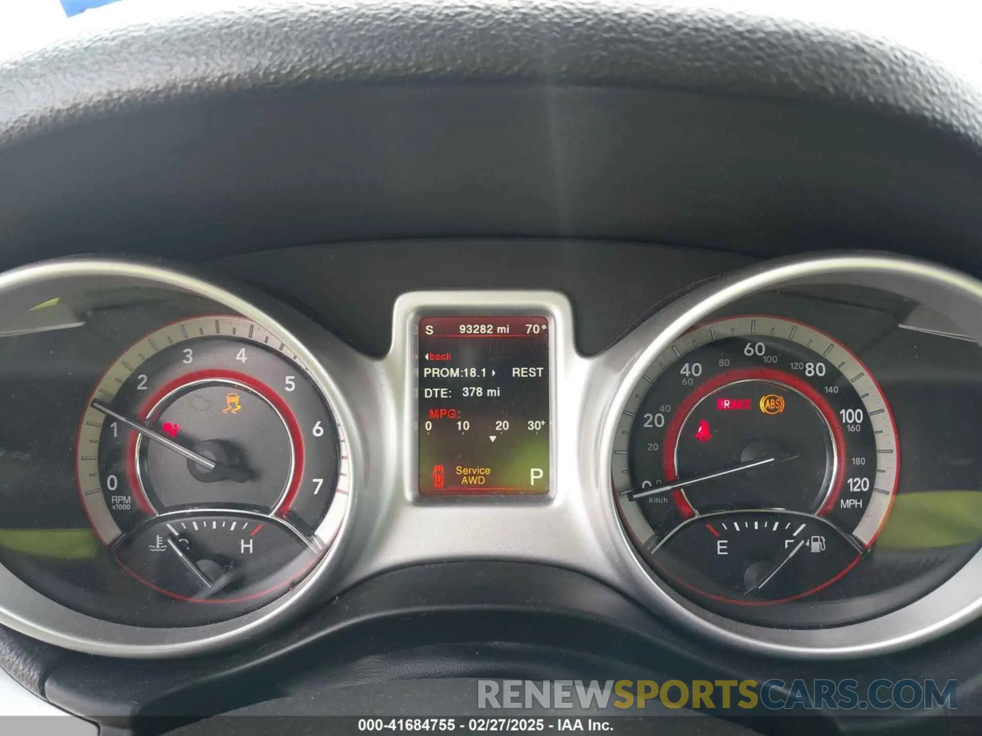 7 Photograph of a damaged car 3C4PDDEG8KT720006 DODGE JOURNEY 2019