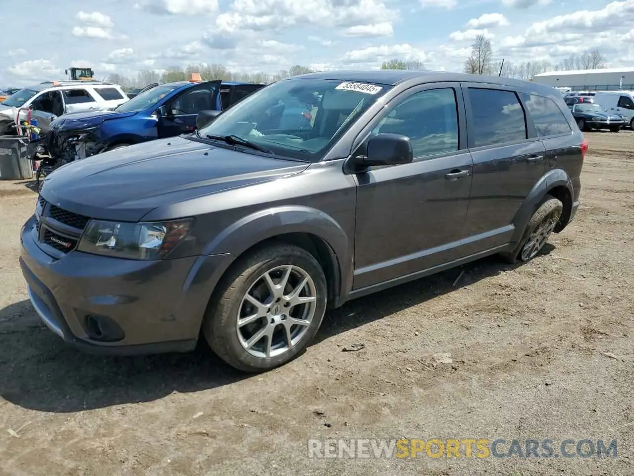 1 Photograph of a damaged car 3C4PDDEG8KT752213 DODGE JOURNEY 2019