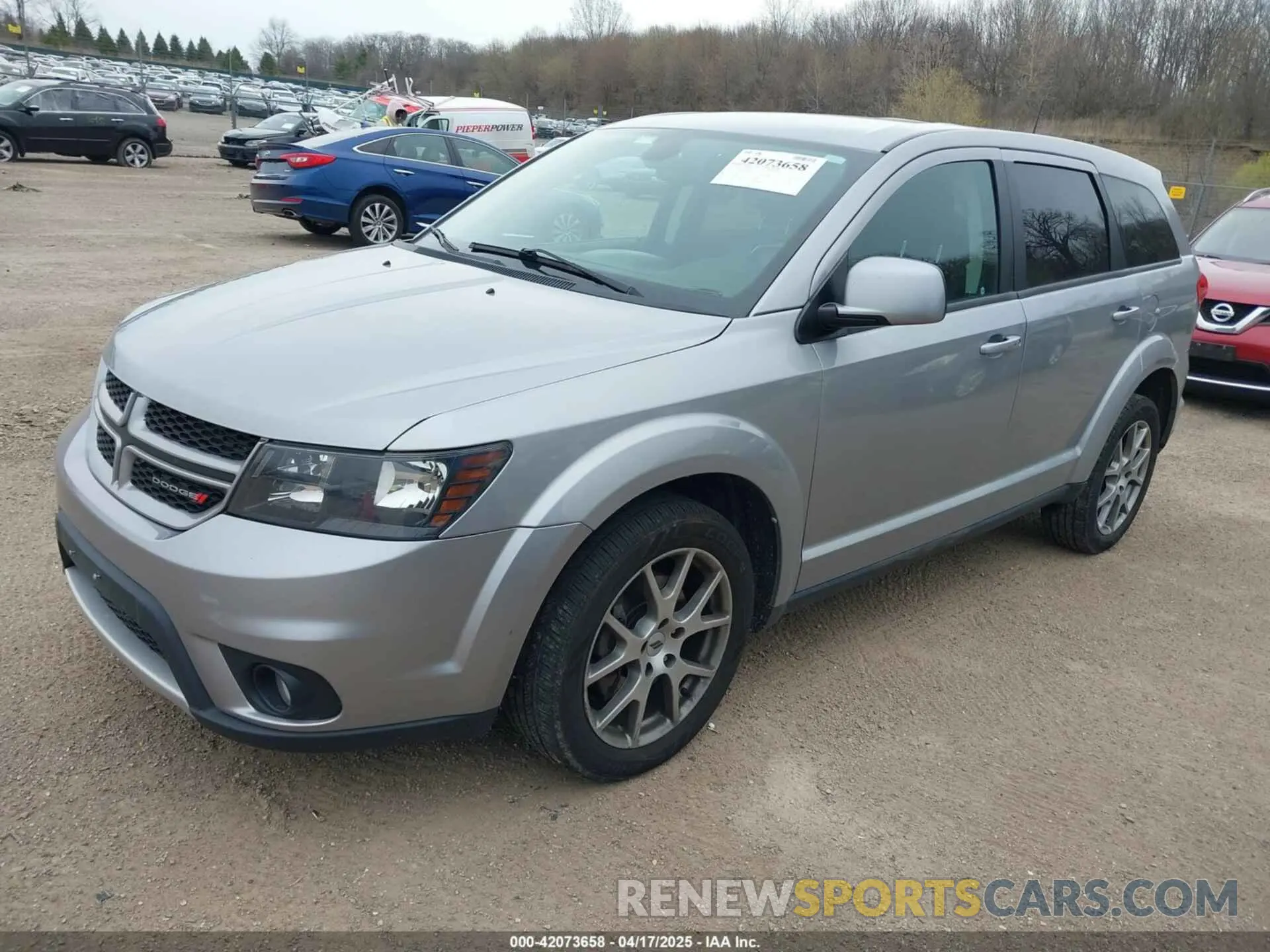 2 Photograph of a damaged car 3C4PDDEG9KT687968 DODGE JOURNEY 2019