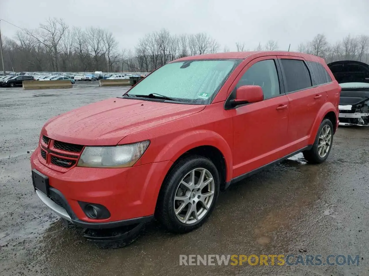 1 Photograph of a damaged car 3C4PDDEG9KT708379 DODGE JOURNEY 2019