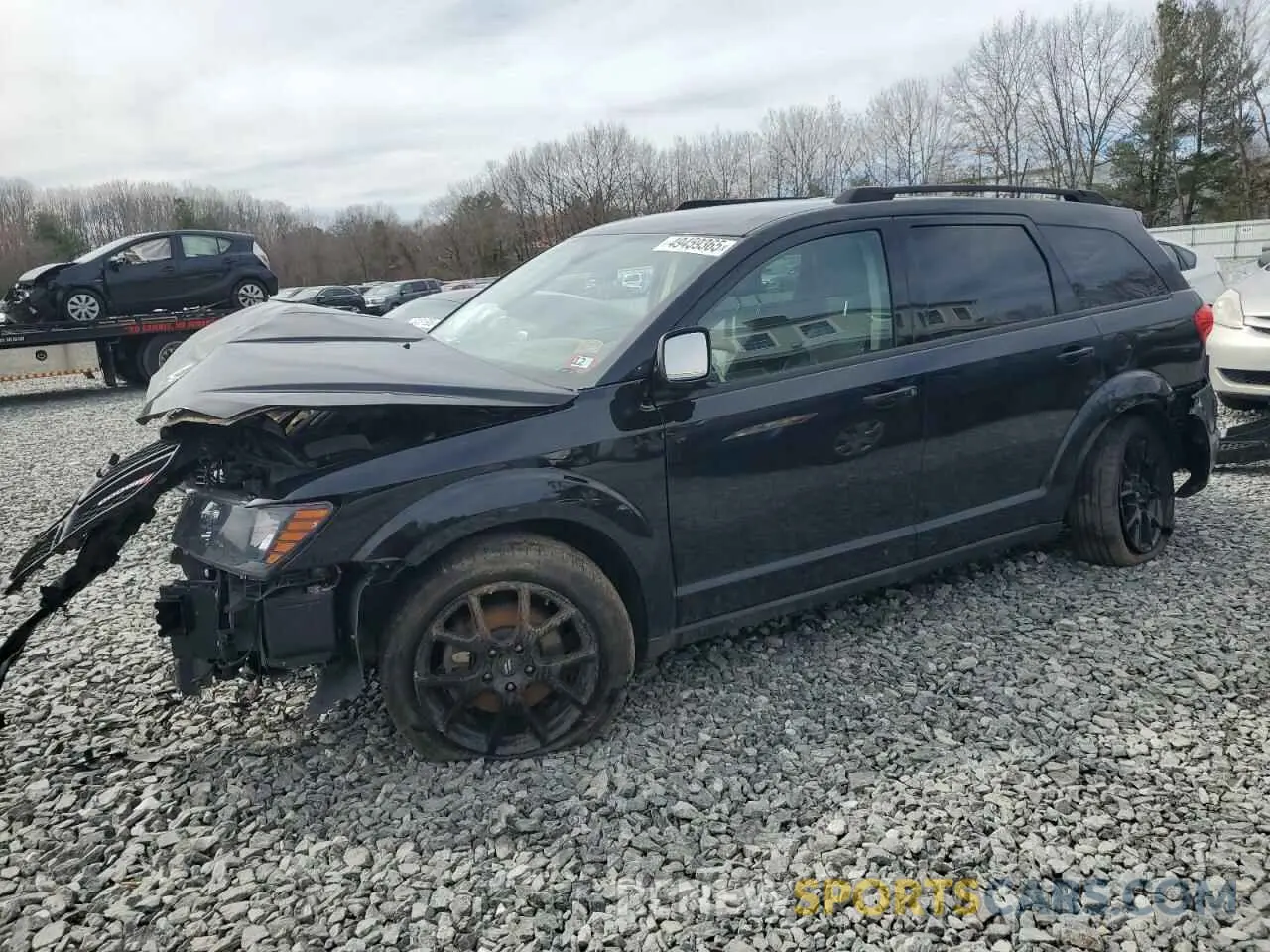 1 Photograph of a damaged car 3C4PDDEG9KT861991 DODGE JOURNEY 2019
