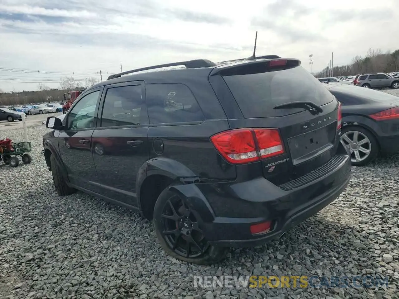 2 Photograph of a damaged car 3C4PDDEG9KT861991 DODGE JOURNEY 2019