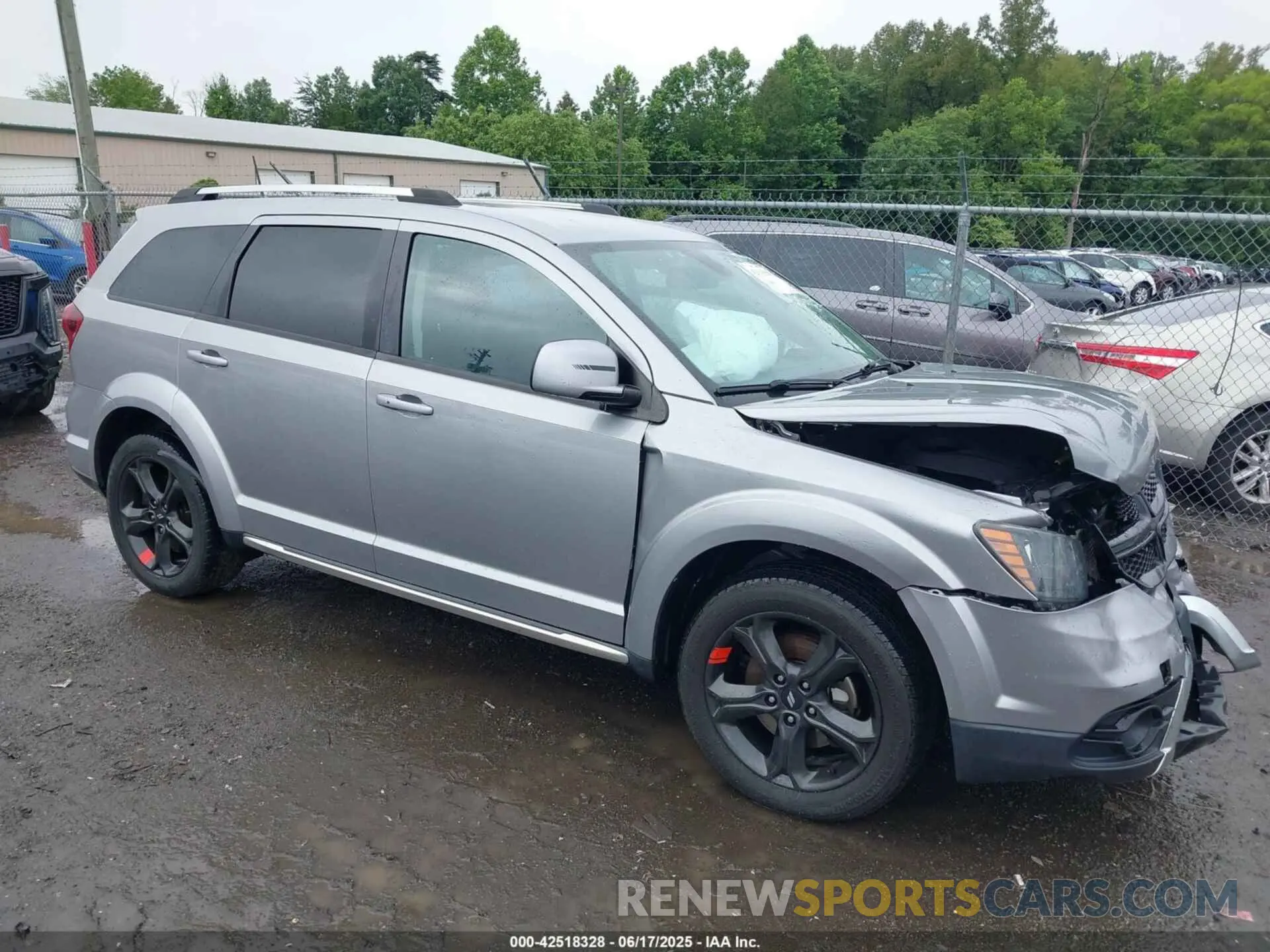 1 Photograph of a damaged car 3C4PDDGG5KT759343 DODGE JOURNEY 2019