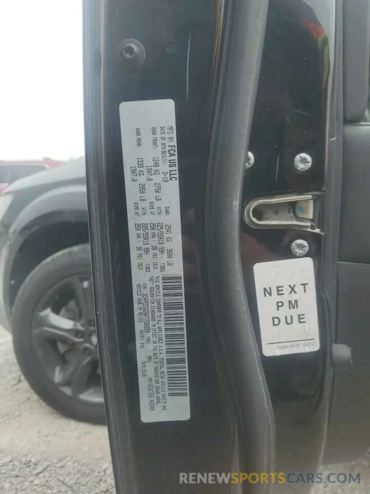 13 Photograph of a damaged car 3C4PDDGG6KT738999 DODGE JOURNEY 2019