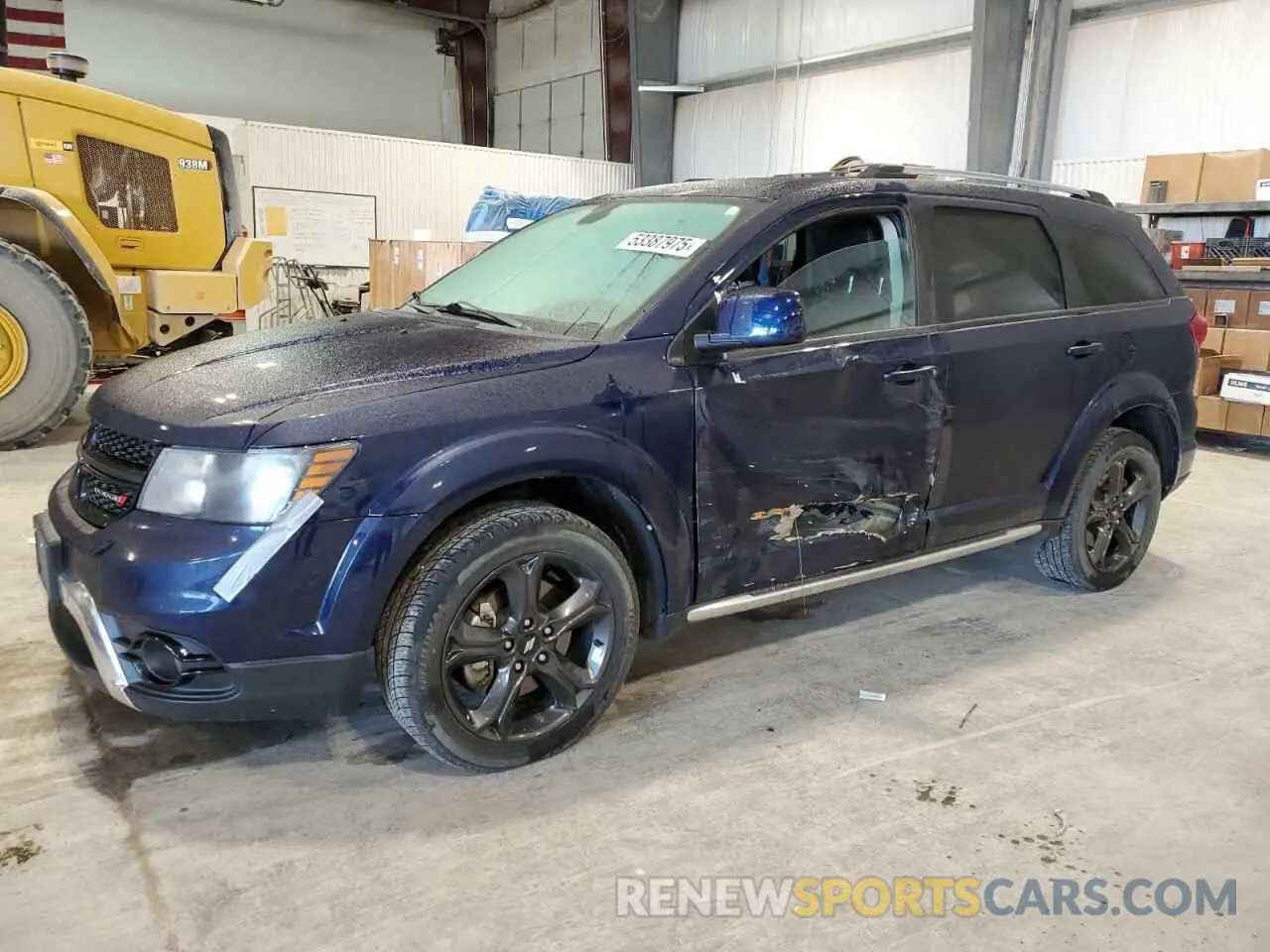 1 Photograph of a damaged car 3C4PDDGGXKT688091 DODGE JOURNEY 2019