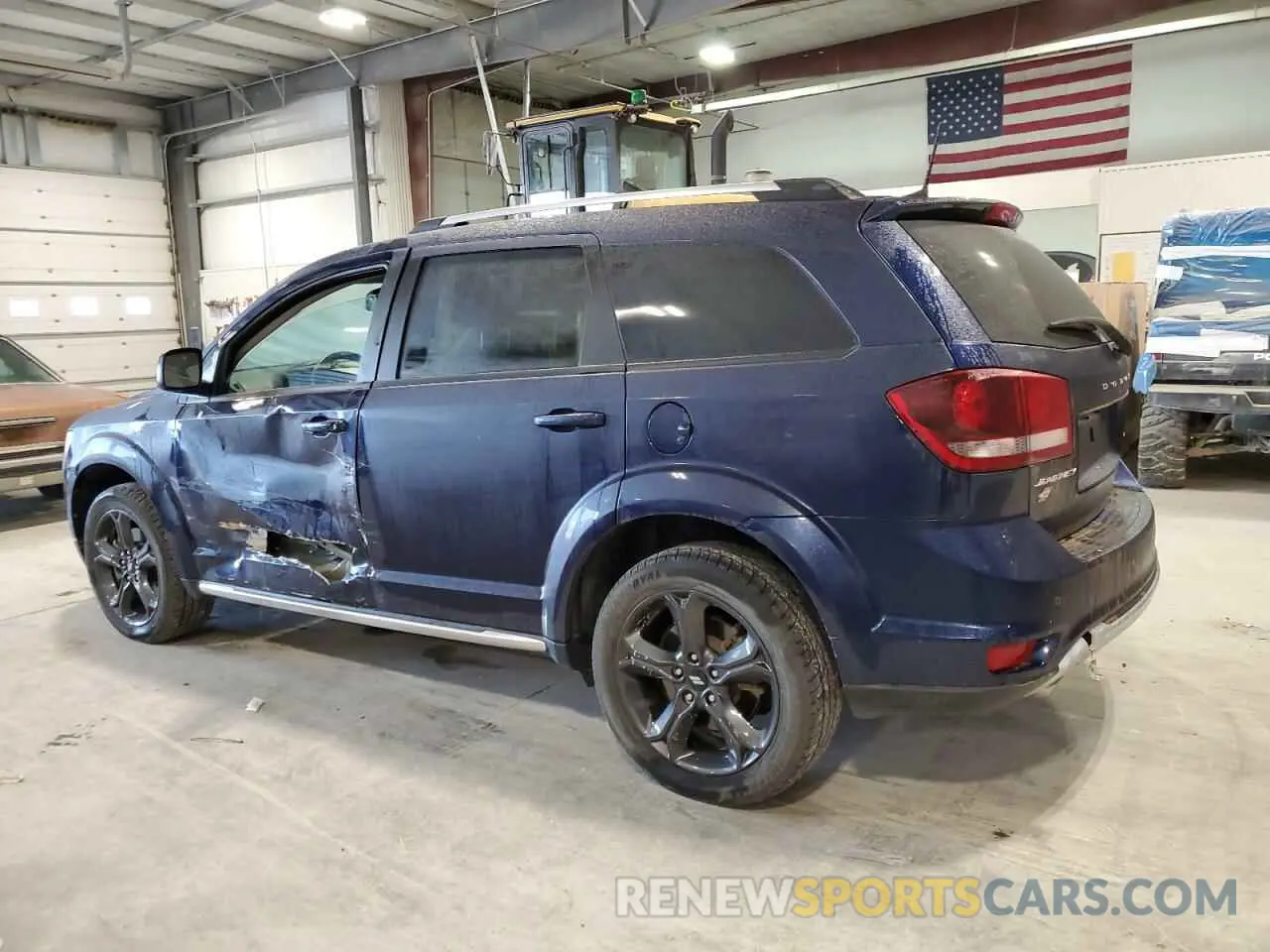 2 Photograph of a damaged car 3C4PDDGGXKT688091 DODGE JOURNEY 2019