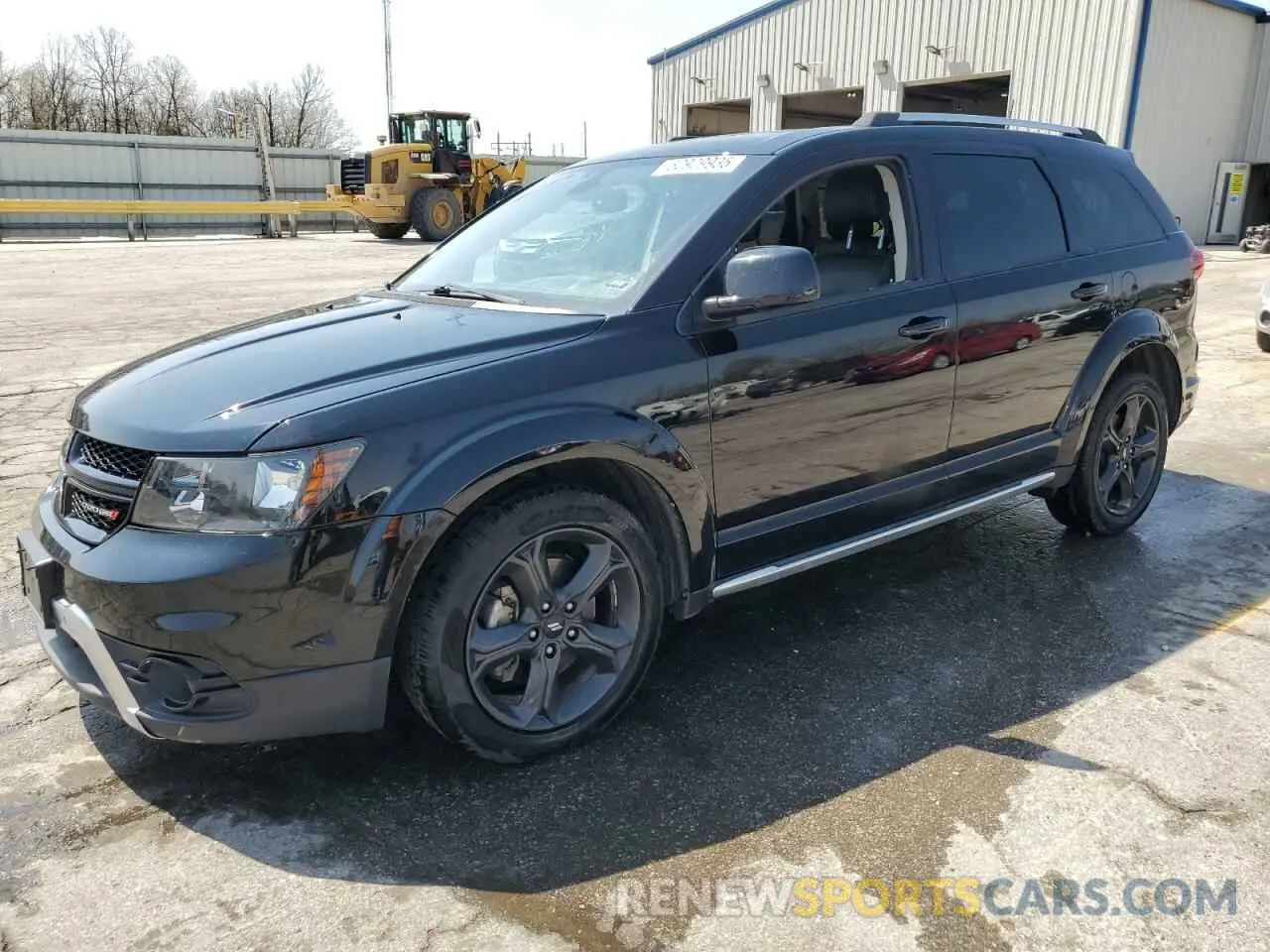 1 Photograph of a damaged car 3C4PDDGGXKT779846 DODGE JOURNEY 2019