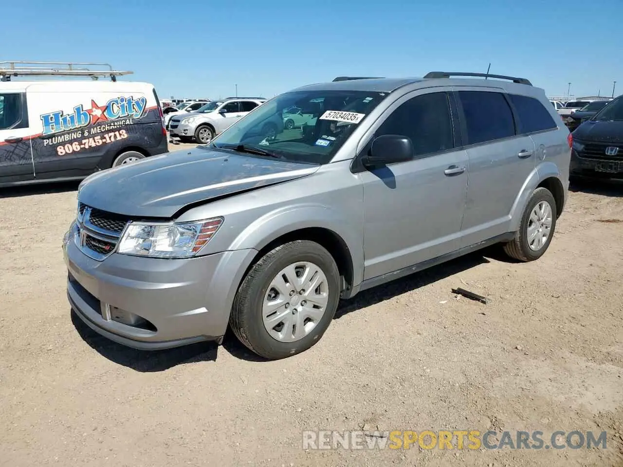 1 Photograph of a damaged car 3C4PDCAB0LT274875 DODGE JOURNEY 2020