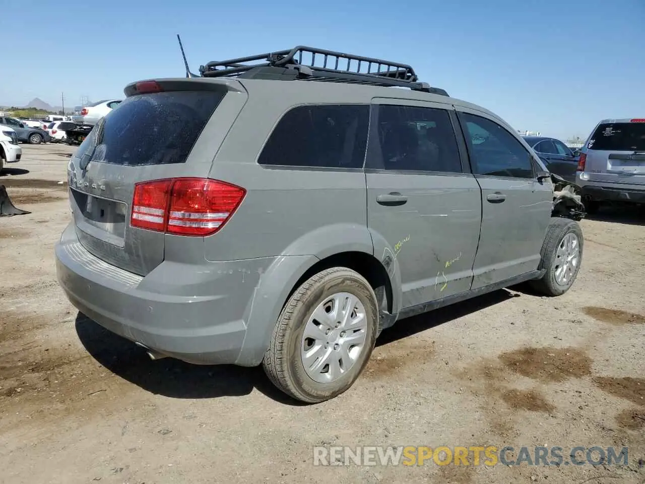 3 Photograph of a damaged car 3C4PDCAB1LT274125 DODGE JOURNEY 2020