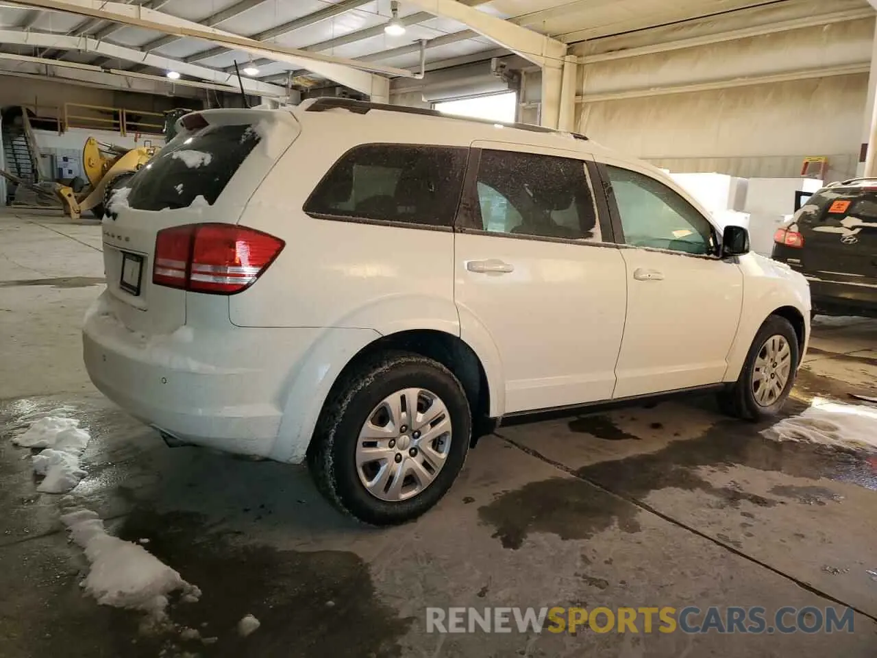 3 Photograph of a damaged car 3C4PDCAB1LT275632 DODGE JOURNEY 2020