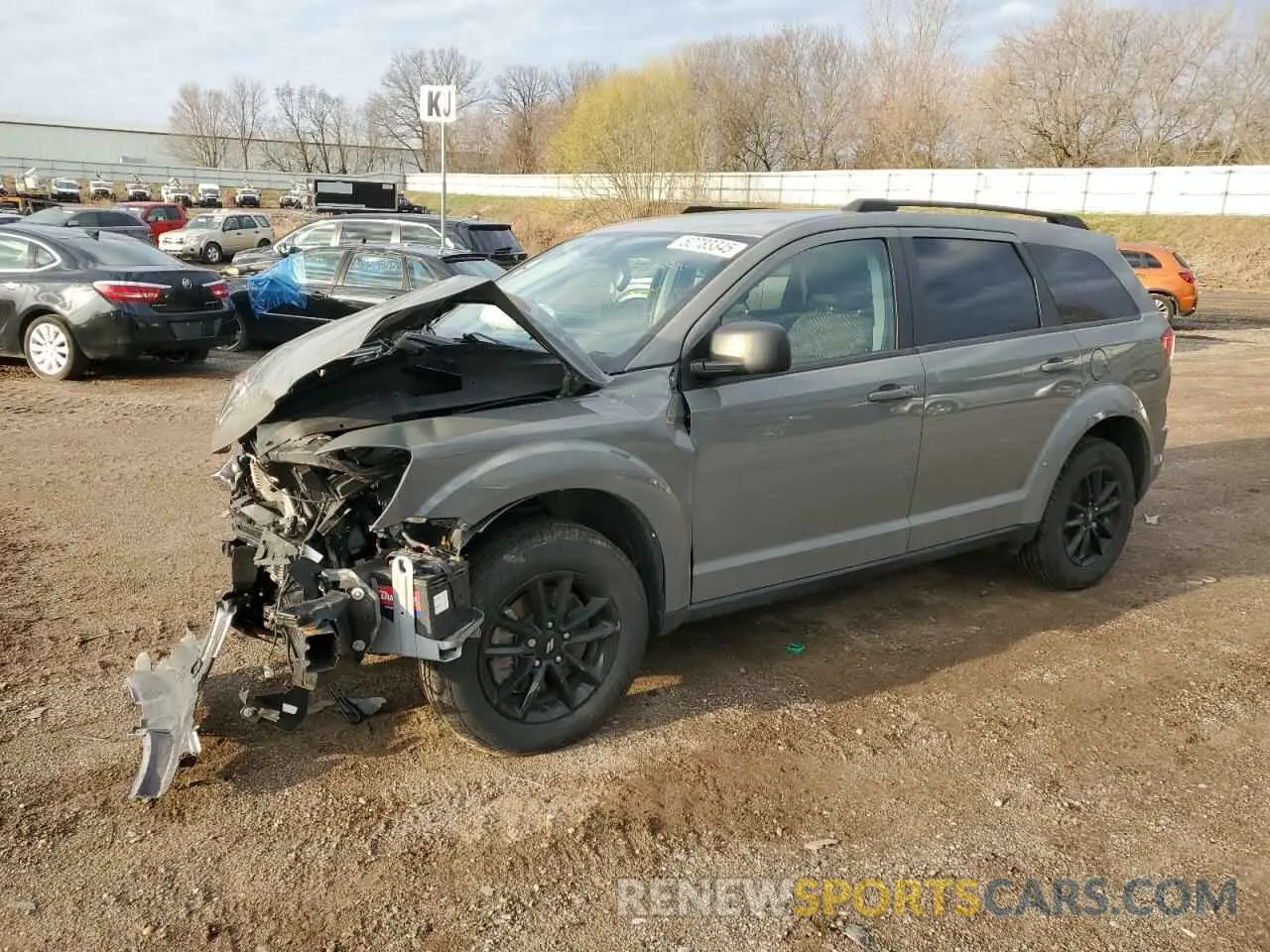 1 Photograph of a damaged car 3C4PDCAB1LT275839 DODGE JOURNEY 2020