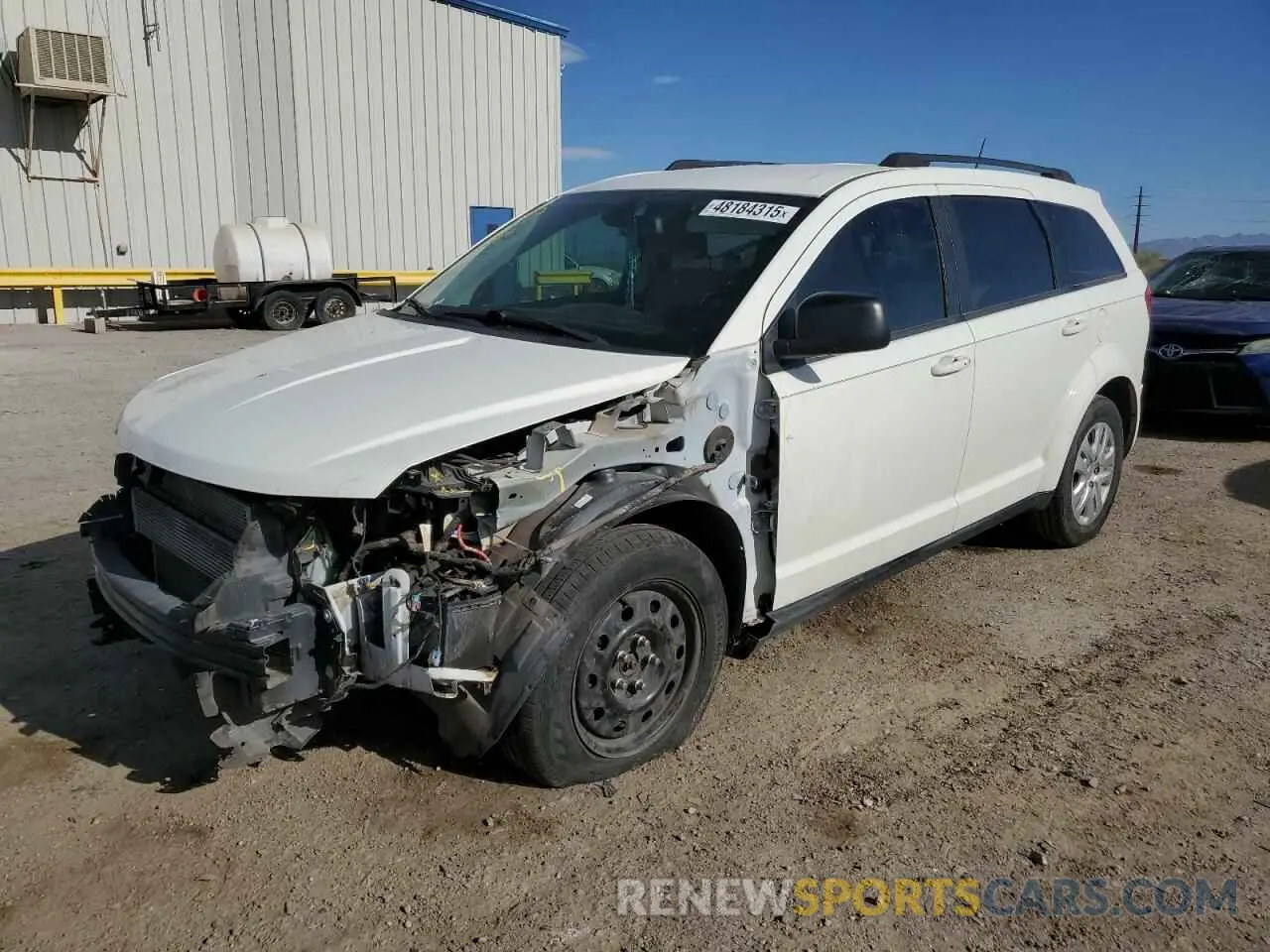 1 Photograph of a damaged car 3C4PDCAB2LT274019 DODGE JOURNEY 2020