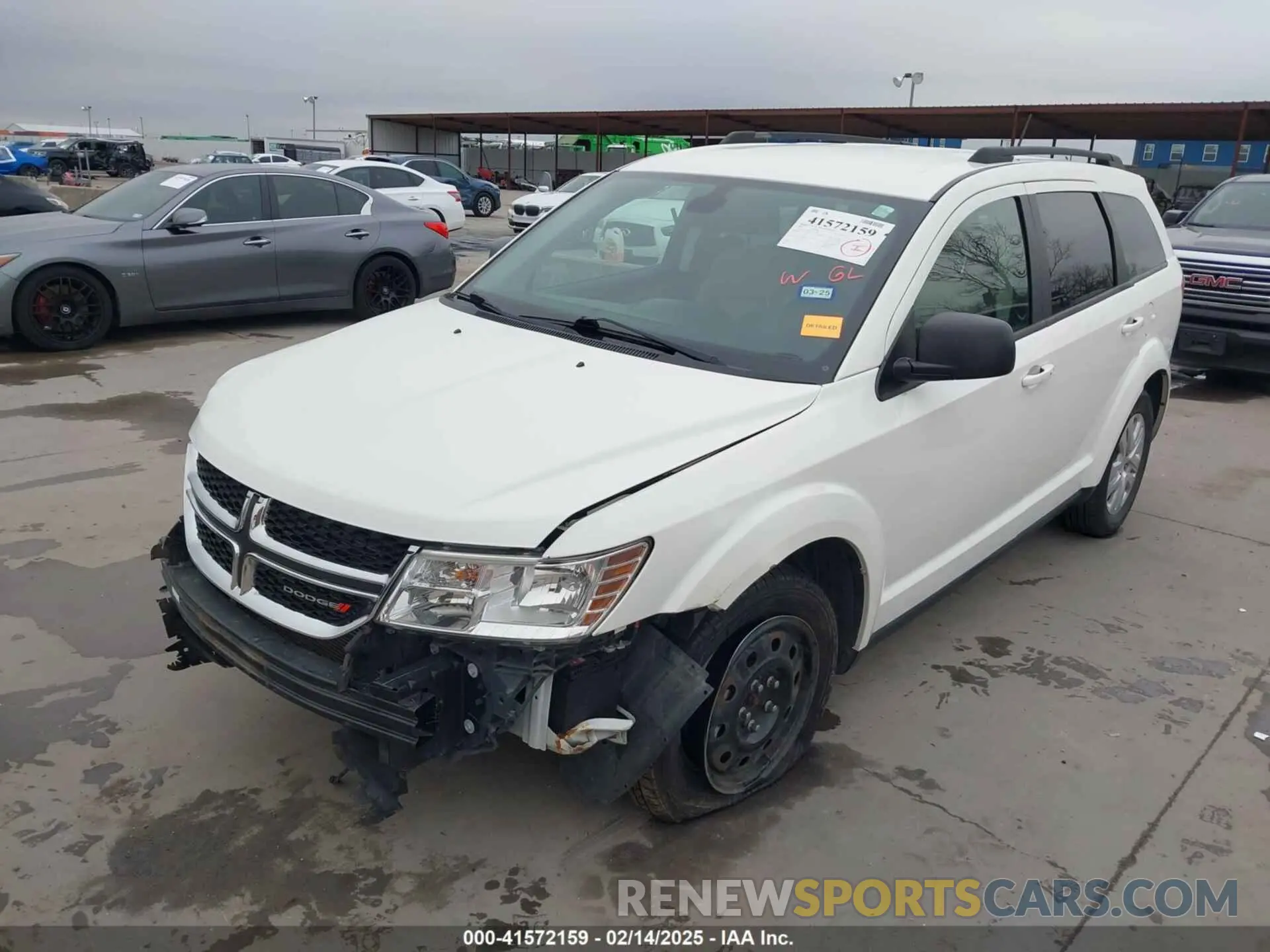 2 Photograph of a damaged car 3C4PDCAB4LT254595 DODGE JOURNEY 2020