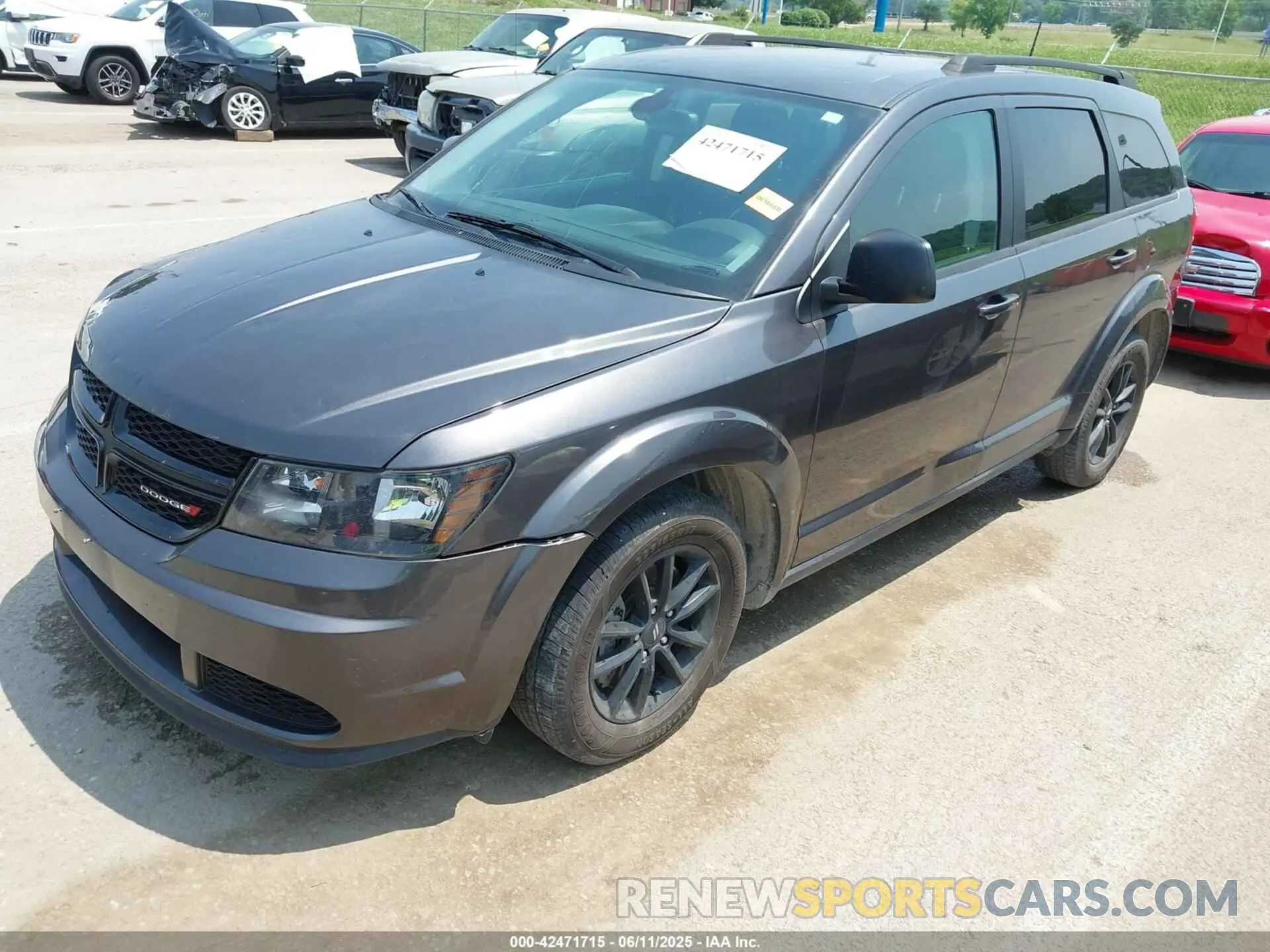 2 Photograph of a damaged car 3C4PDCAB4LT274068 DODGE JOURNEY 2020