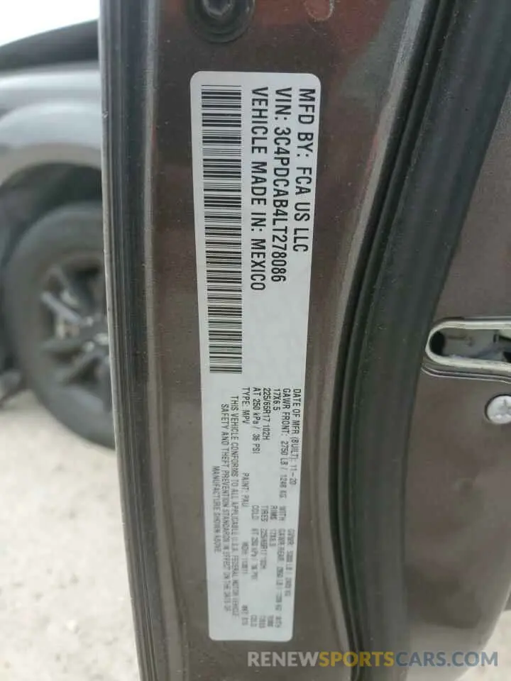 15 Photograph of a damaged car 3C4PDCAB4LT278086 DODGE JOURNEY 2020