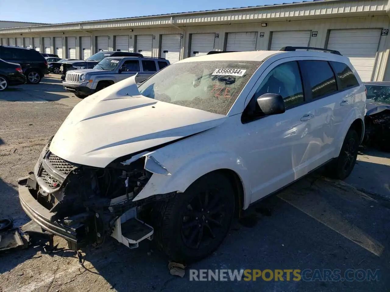 1 Photograph of a damaged car 3C4PDCAB5LT214011 DODGE JOURNEY 2020
