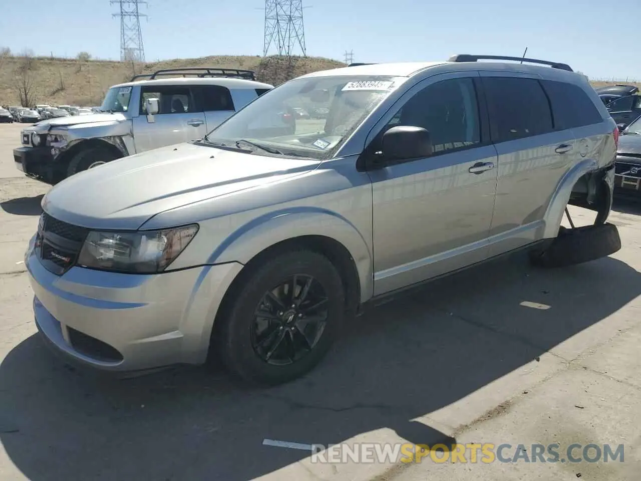 1 Photograph of a damaged car 3C4PDCAB7LT182100 DODGE JOURNEY 2020