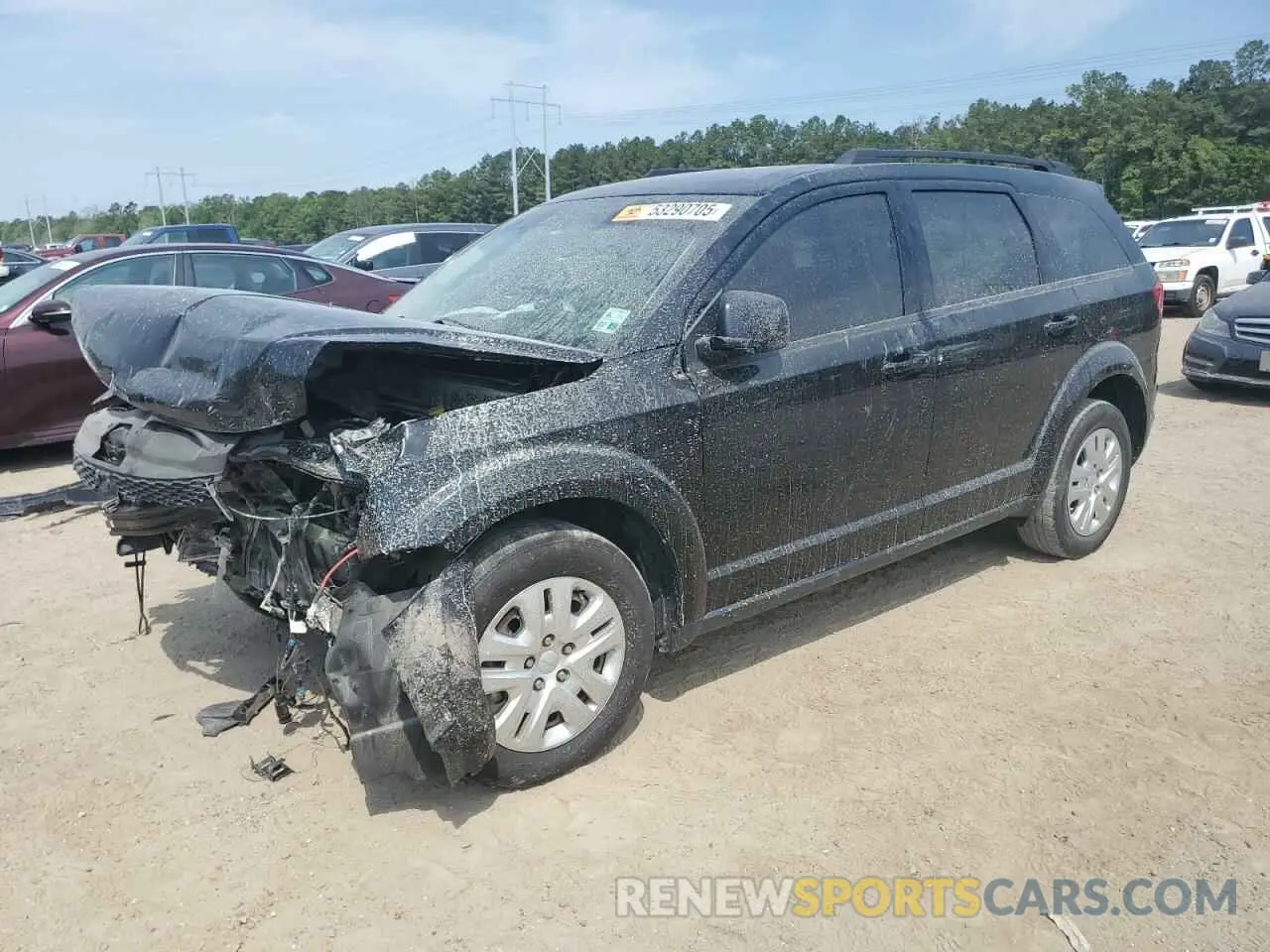 1 Photograph of a damaged car 3C4PDCAB7LT264649 DODGE JOURNEY 2020