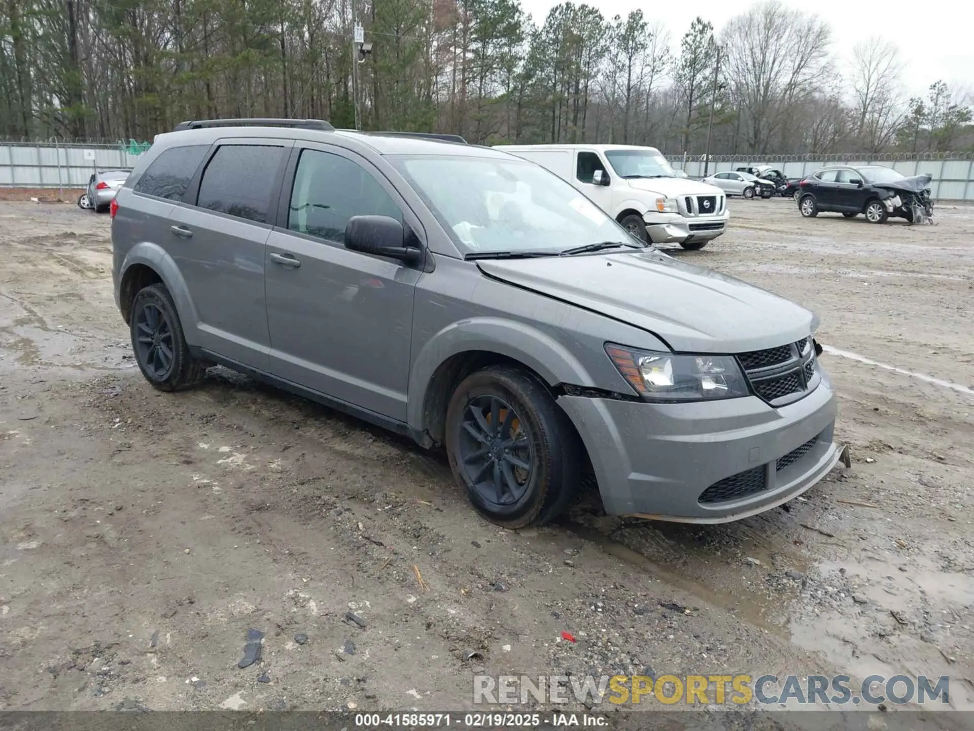 1 Photograph of a damaged car 3C4PDCABXLT181166 DODGE JOURNEY 2020