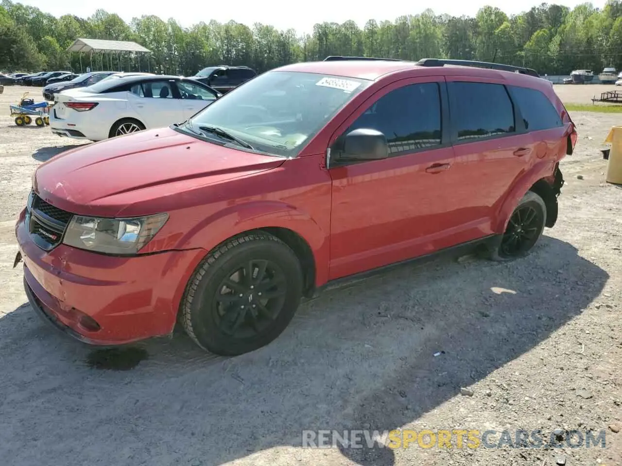 1 Photograph of a damaged car 3C4PDCABXLT247618 DODGE JOURNEY 2020