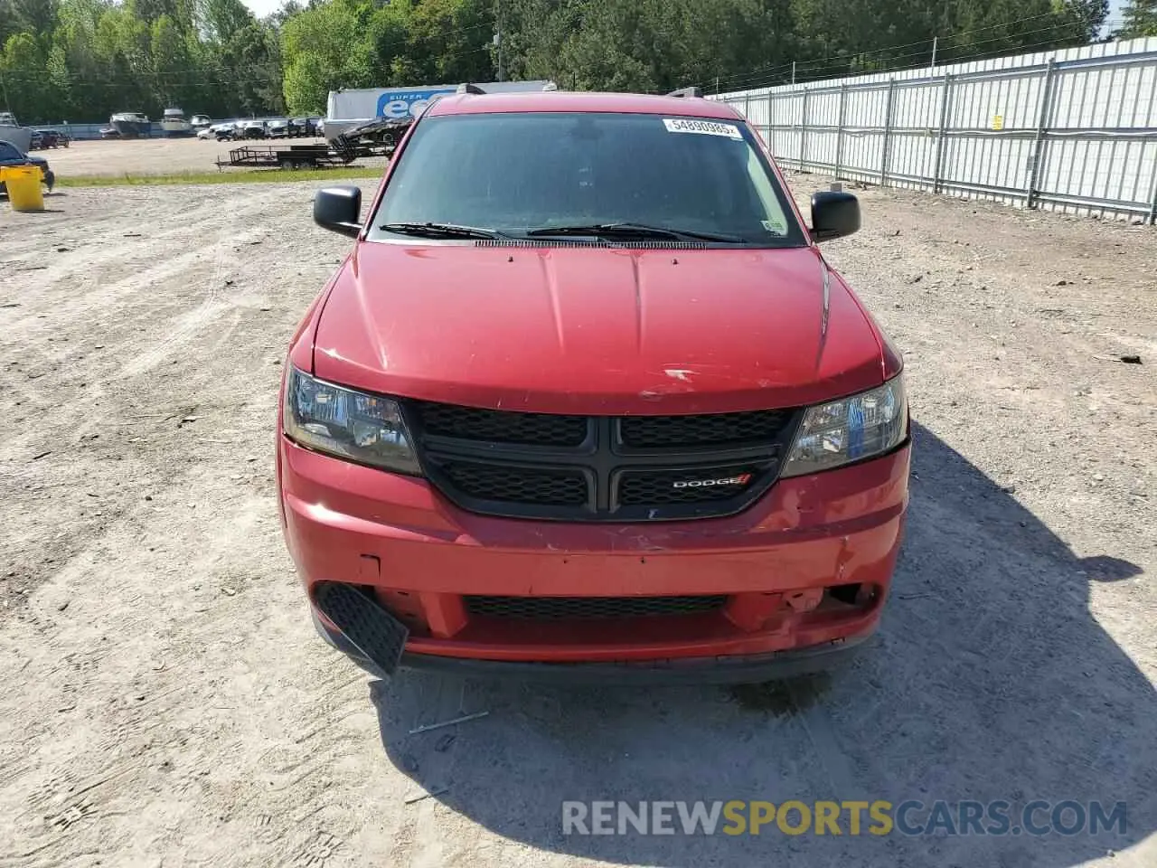 5 Photograph of a damaged car 3C4PDCABXLT247618 DODGE JOURNEY 2020