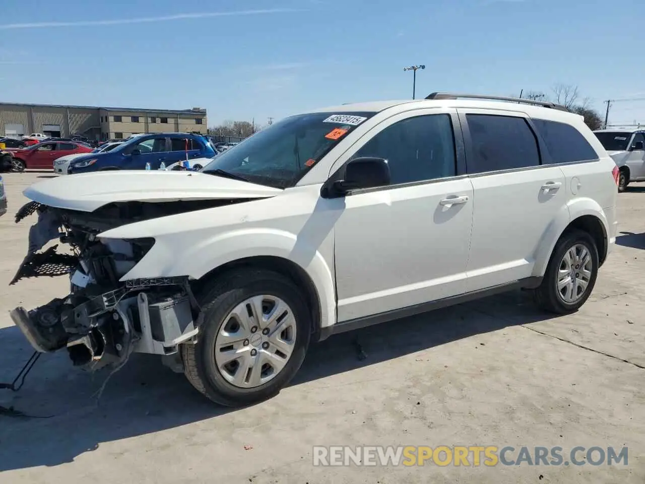 1 Photograph of a damaged car 3C4PDCABXLT259431 DODGE JOURNEY 2020
