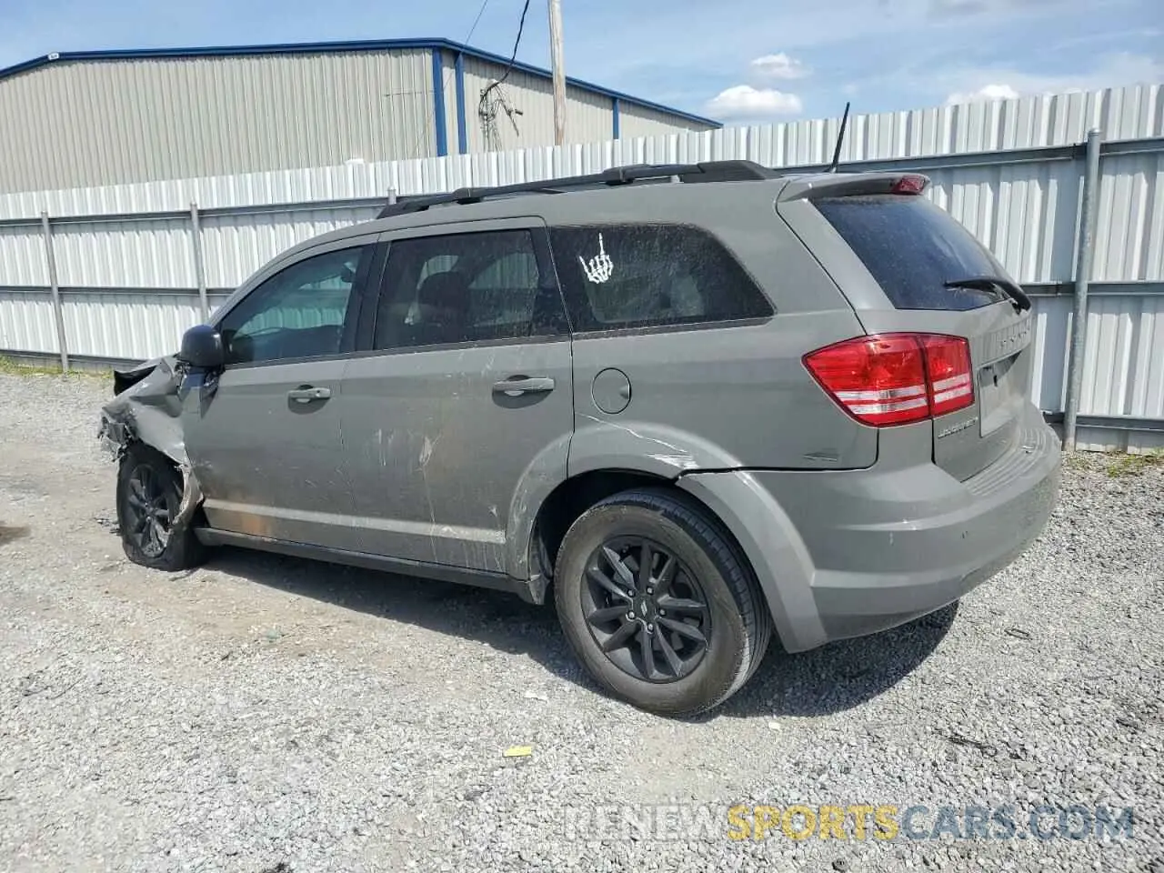 2 Photograph of a damaged car 3C4PDCABXLT260742 DODGE JOURNEY 2020