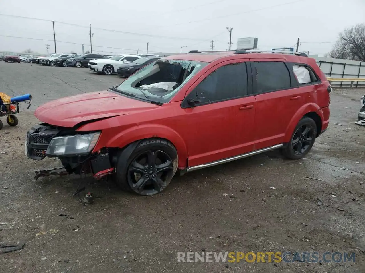 1 Photograph of a damaged car 3C4PDCGB1LT194167 DODGE JOURNEY 2020