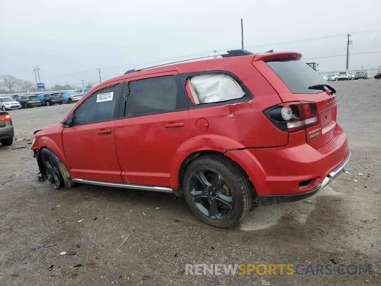 2 Photograph of a damaged car 3C4PDCGB1LT194167 DODGE JOURNEY 2020
