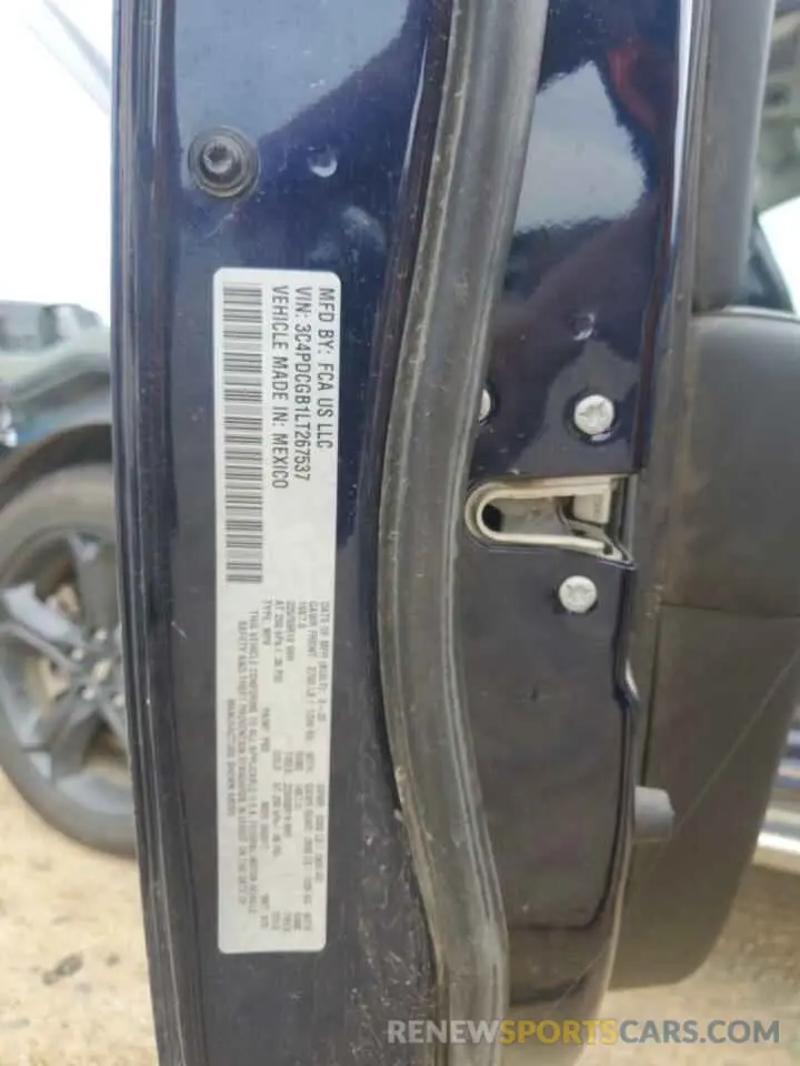 13 Photograph of a damaged car 3C4PDCGB1LT267537 DODGE JOURNEY 2020