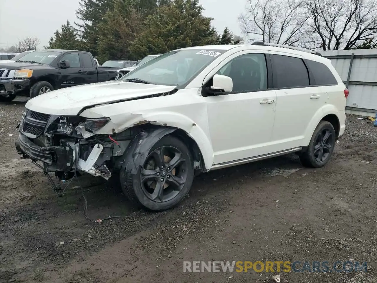 1 Photograph of a damaged car 3C4PDCGB1LT267831 DODGE JOURNEY 2020