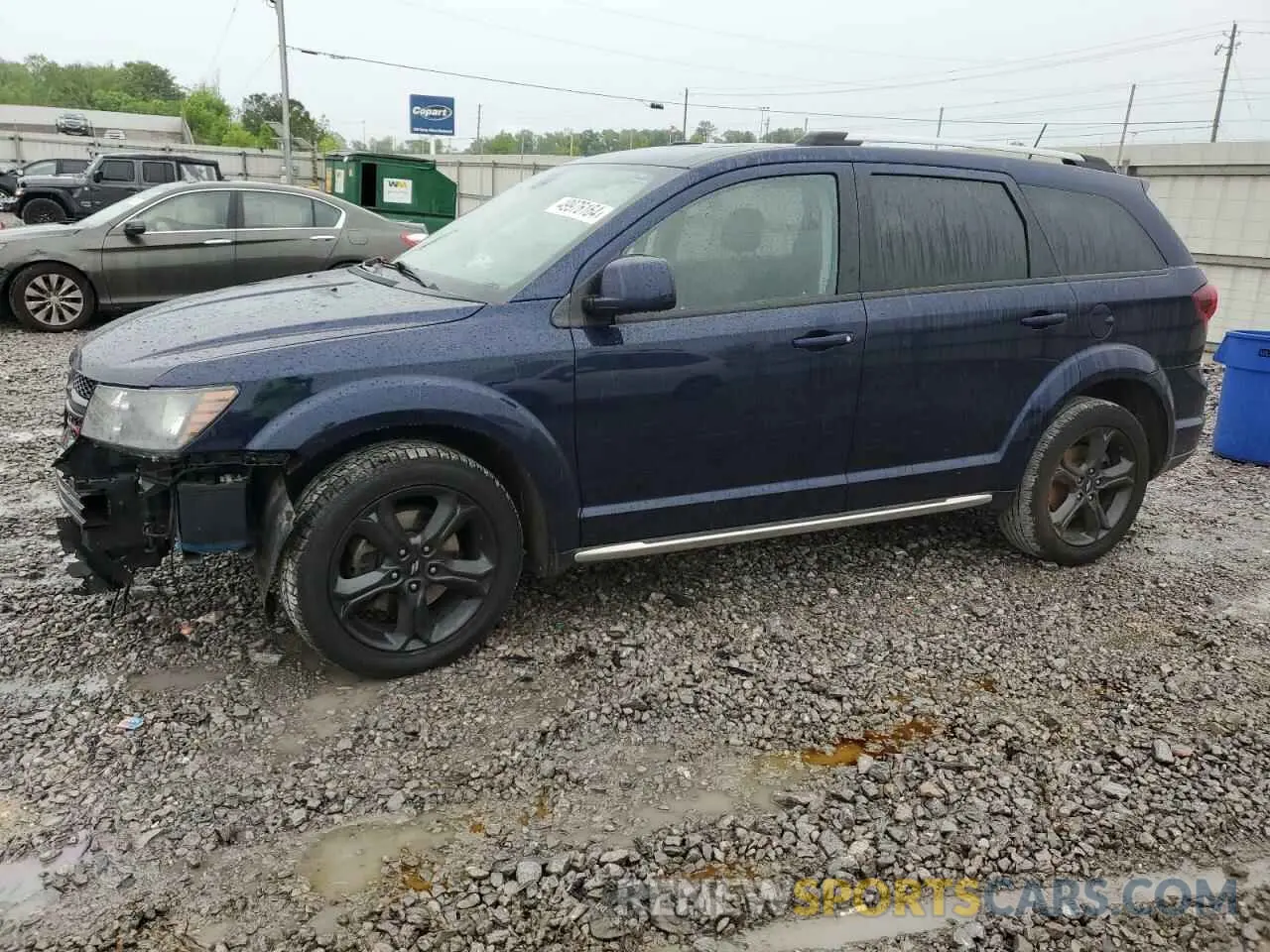 1 Photograph of a damaged car 3C4PDCGB2LT225958 DODGE JOURNEY 2020