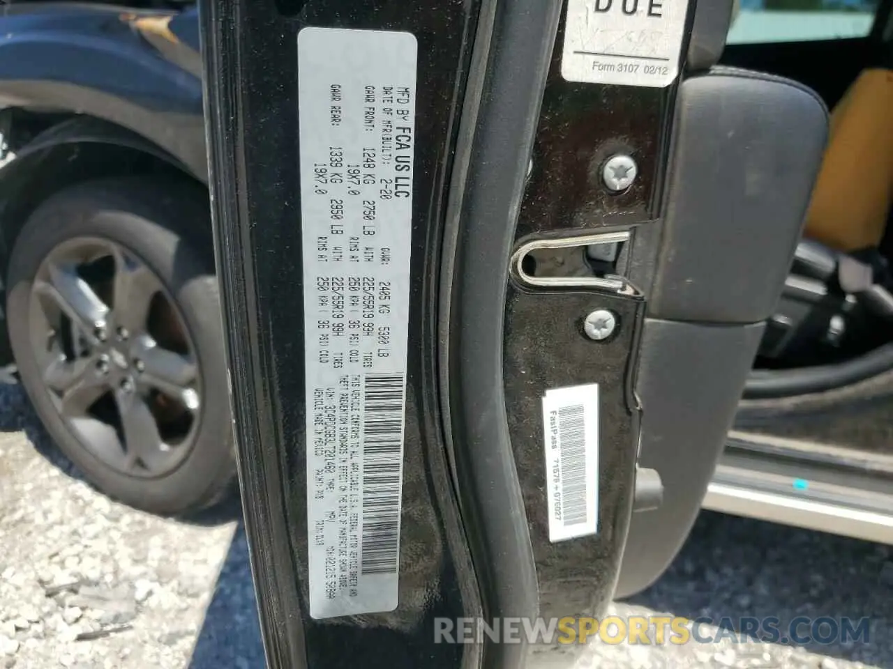 13 Photograph of a damaged car 3C4PDCGB3LT201460 DODGE JOURNEY 2020