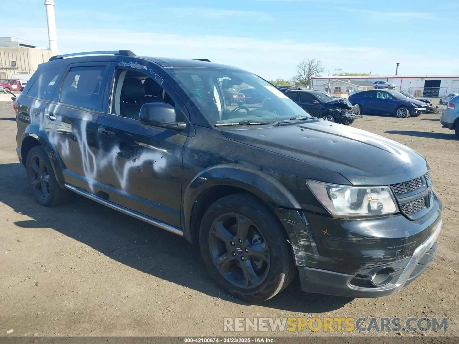 1 Photograph of a damaged car 3C4PDCGB9LT212673 DODGE JOURNEY 2020
