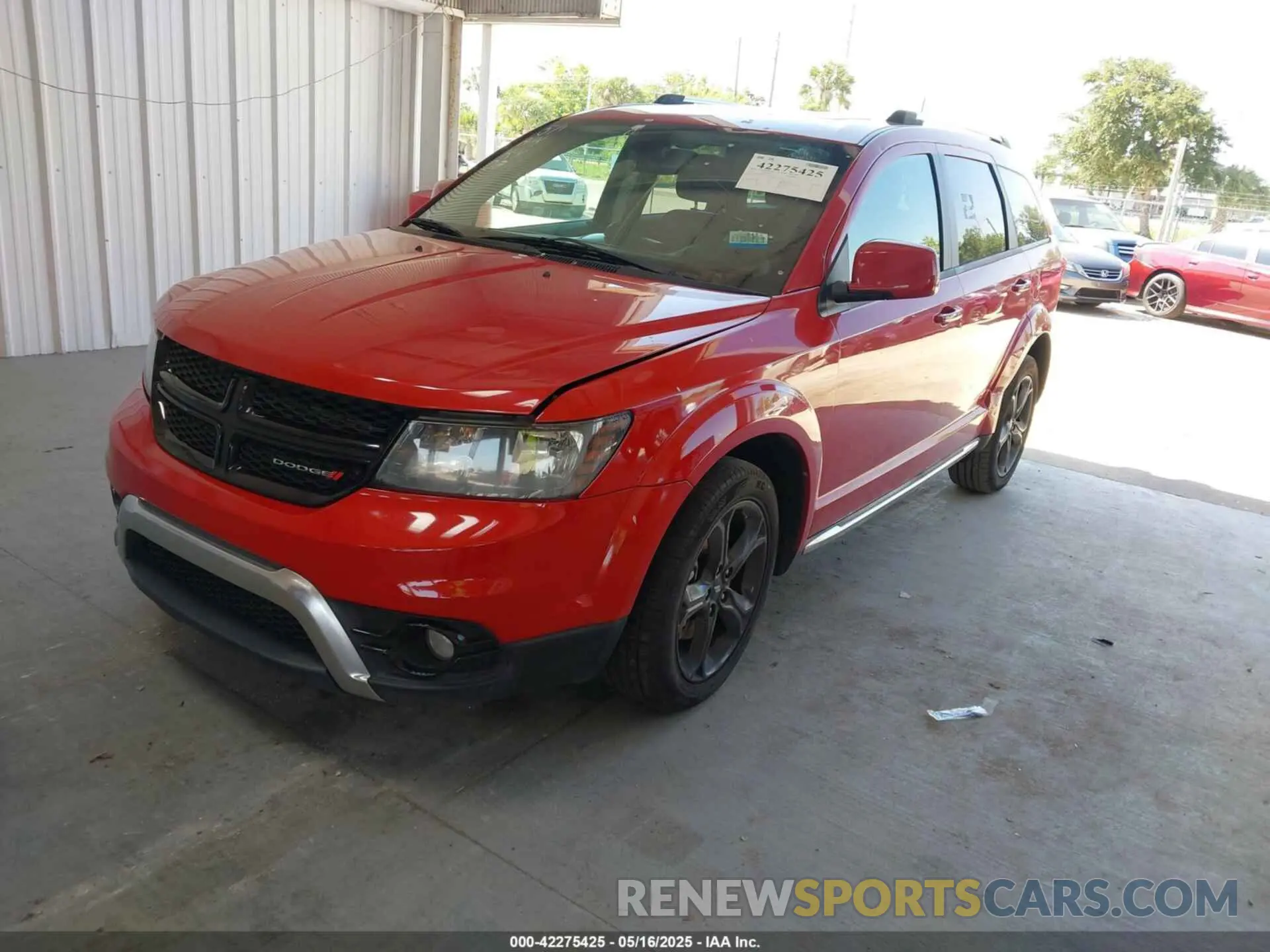 2 Photograph of a damaged car 3C4PDCGB9LT263770 DODGE JOURNEY 2020