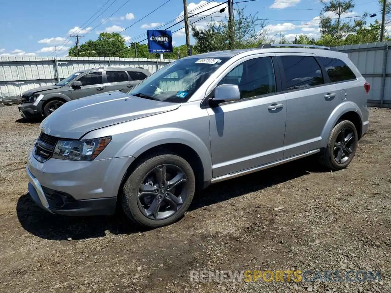 1 Photograph of a damaged car 3C4PDCGBXLT271084 DODGE JOURNEY 2020