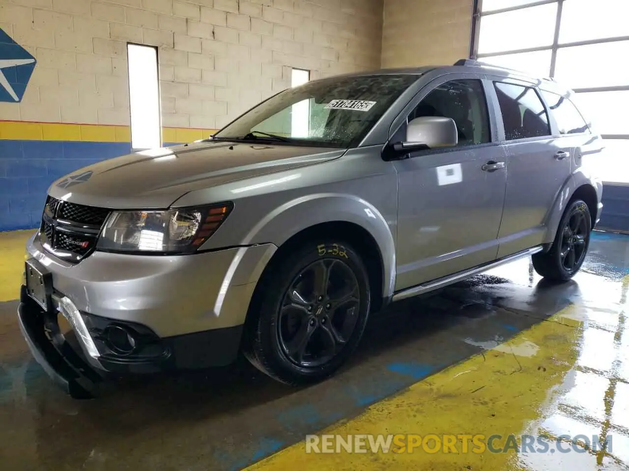 1 Photograph of a damaged car 3C4PDCGBXLT271442 DODGE JOURNEY 2020