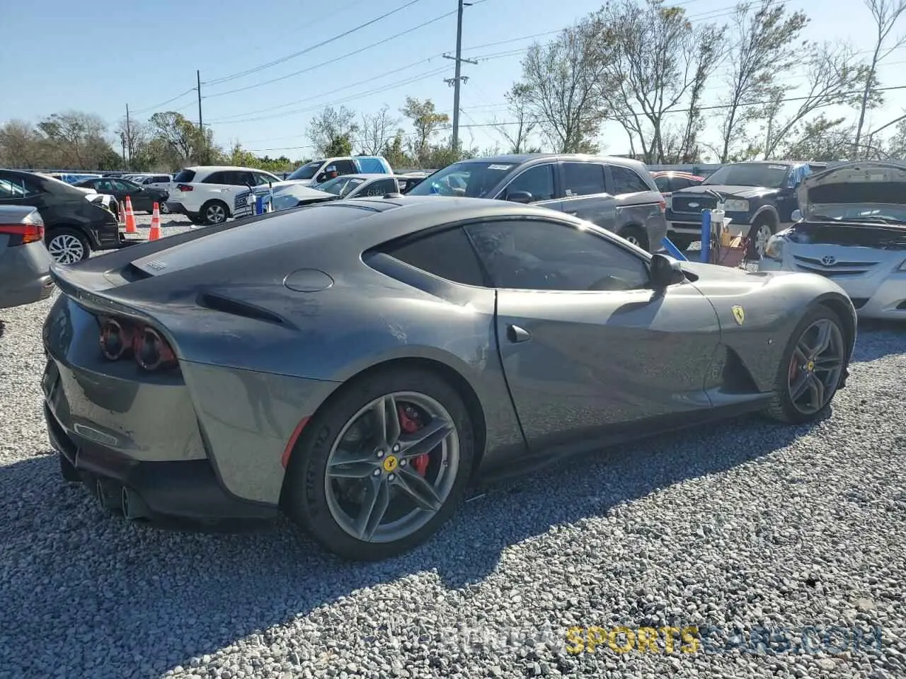 3 Photograph of a damaged car ZFF83CLA8K0240465 FERRARI 812 2019