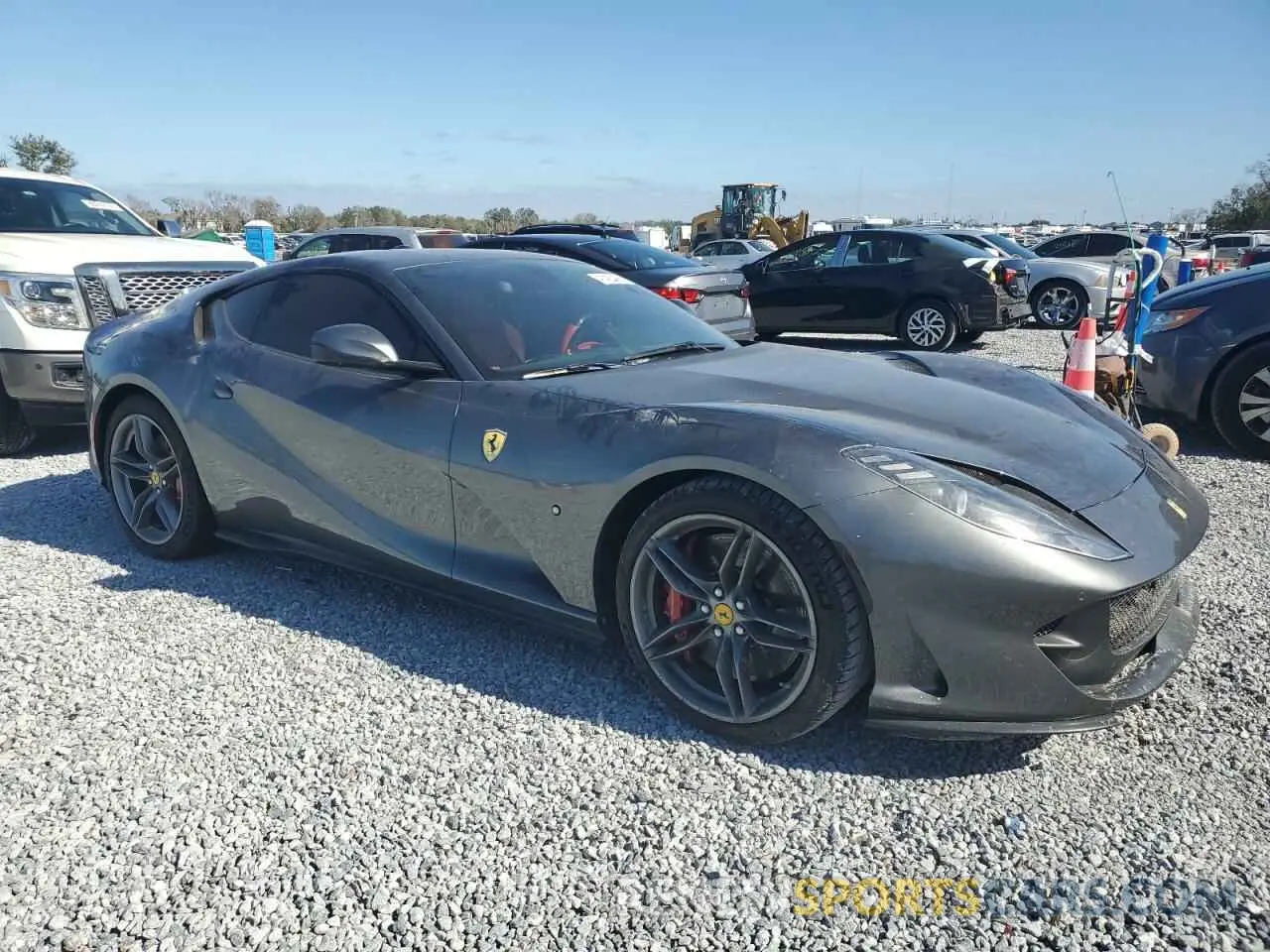 4 Photograph of a damaged car ZFF83CLA8K0240465 FERRARI 812 2019