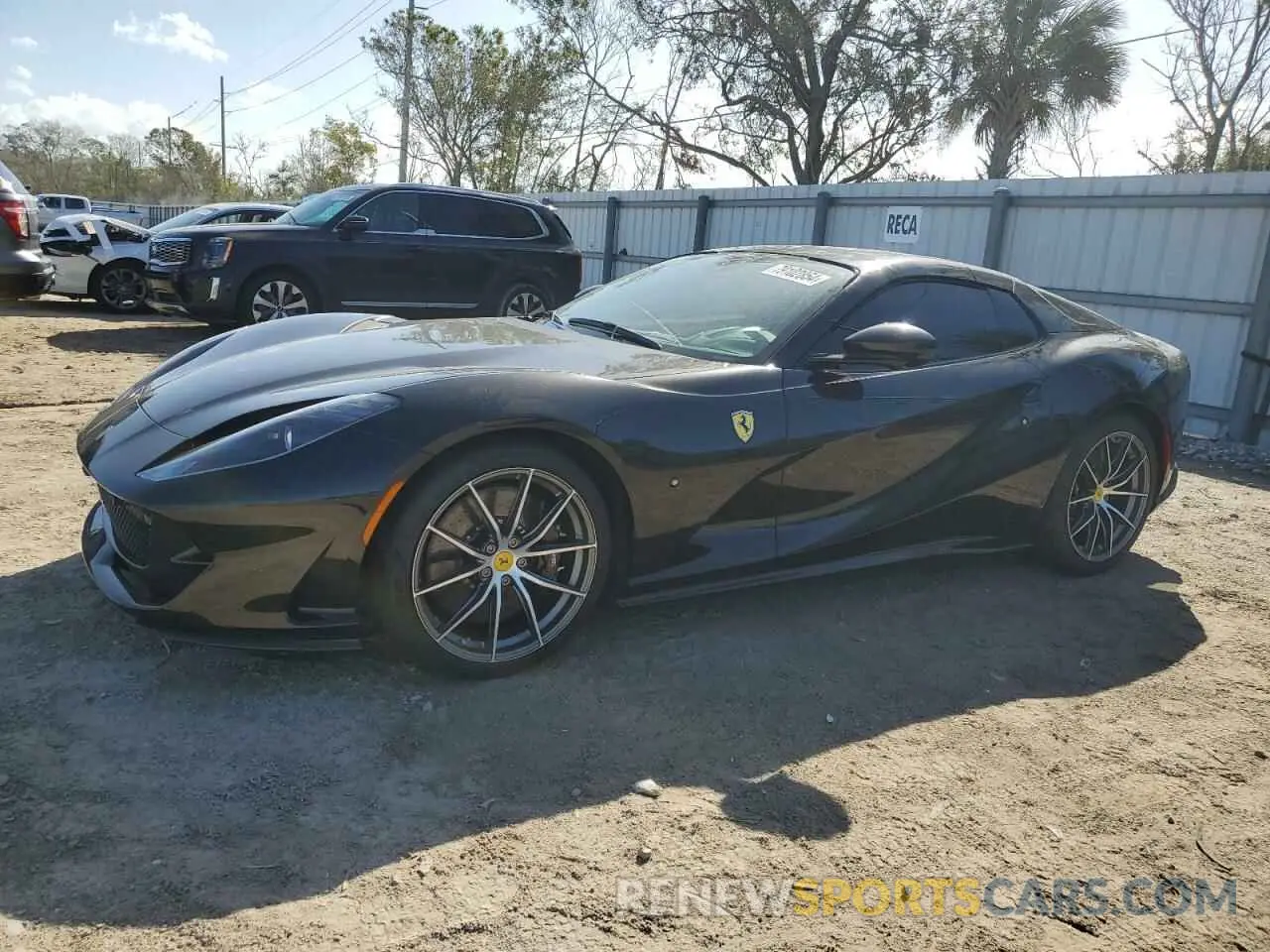 1 Photograph of a damaged car ZFF97CMA4P0291900 FERRARI 812 2023