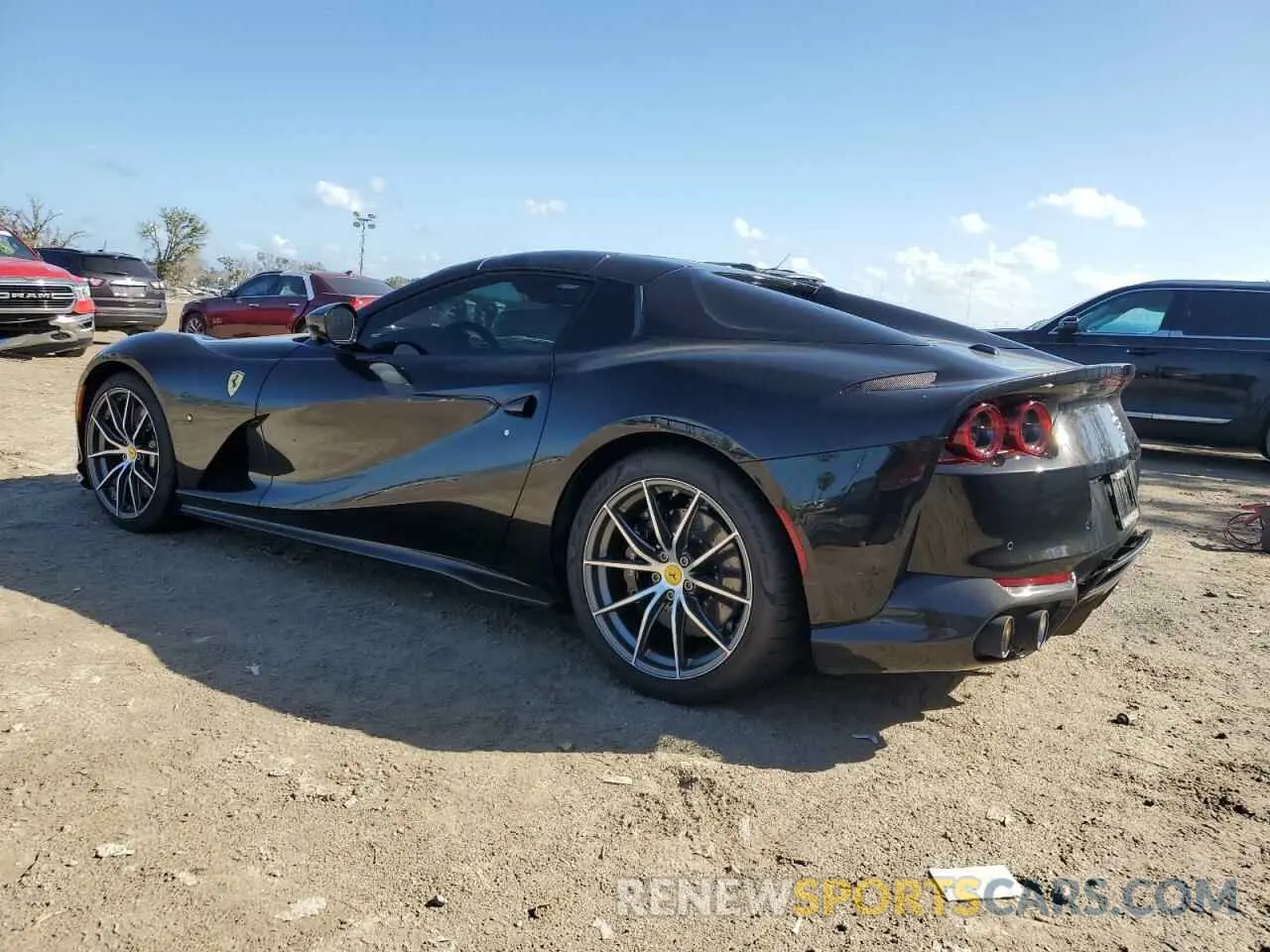 2 Photograph of a damaged car ZFF97CMA4P0291900 FERRARI 812 2023