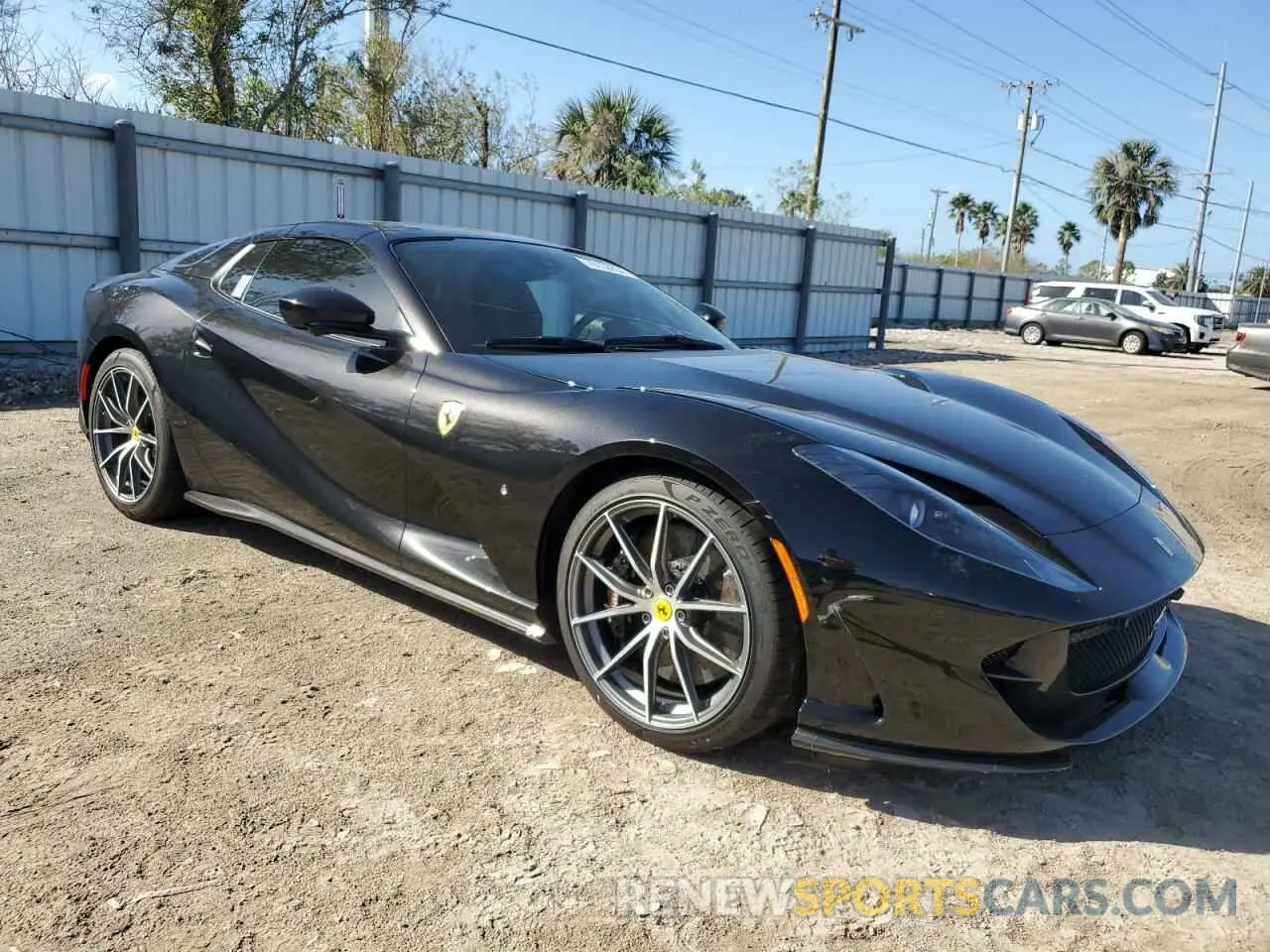 4 Photograph of a damaged car ZFF97CMA4P0291900 FERRARI 812 2023