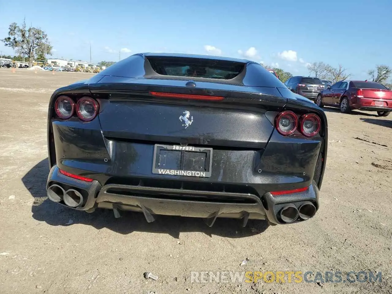 6 Photograph of a damaged car ZFF97CMA4P0291900 FERRARI 812 2023