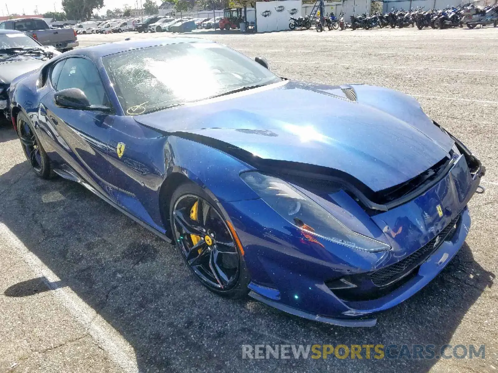 1 Photograph of a damaged car ZFF83CLA5K0245283 FERRARI 812 SUPERF 2019