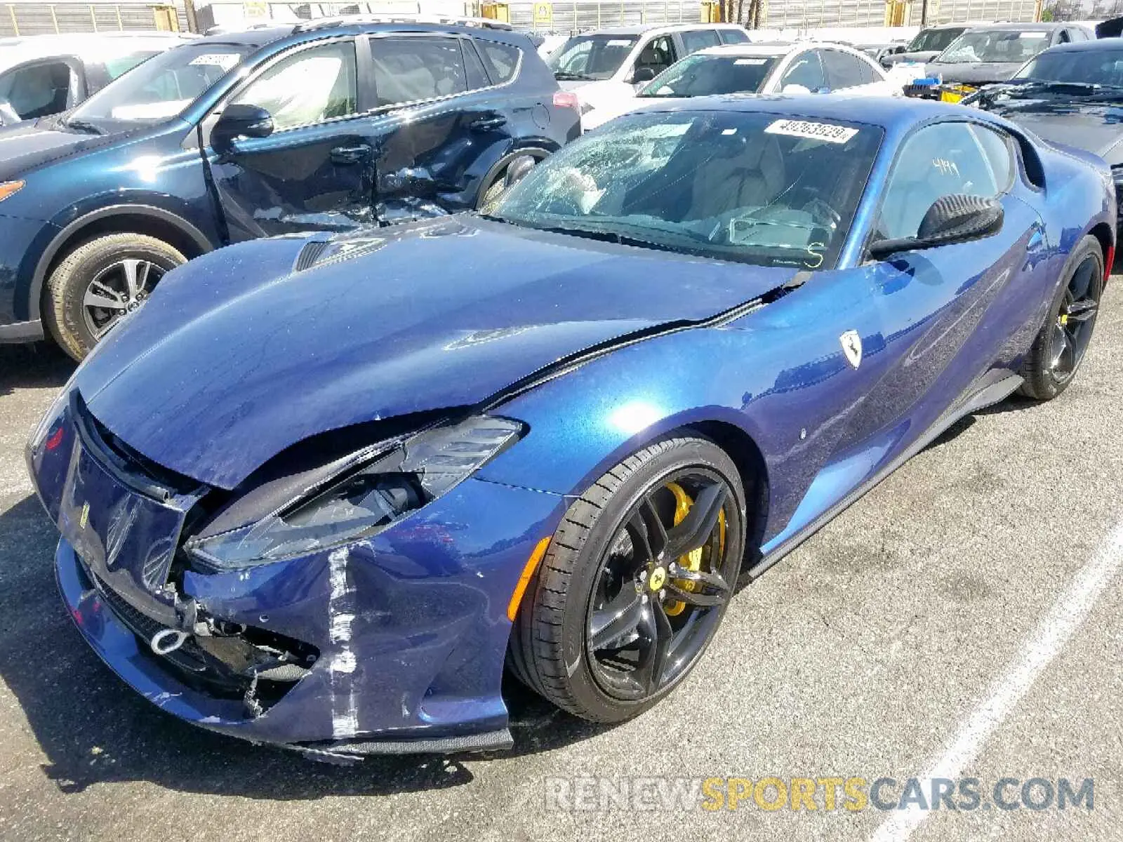 2 Photograph of a damaged car ZFF83CLA5K0245283 FERRARI 812 SUPERF 2019