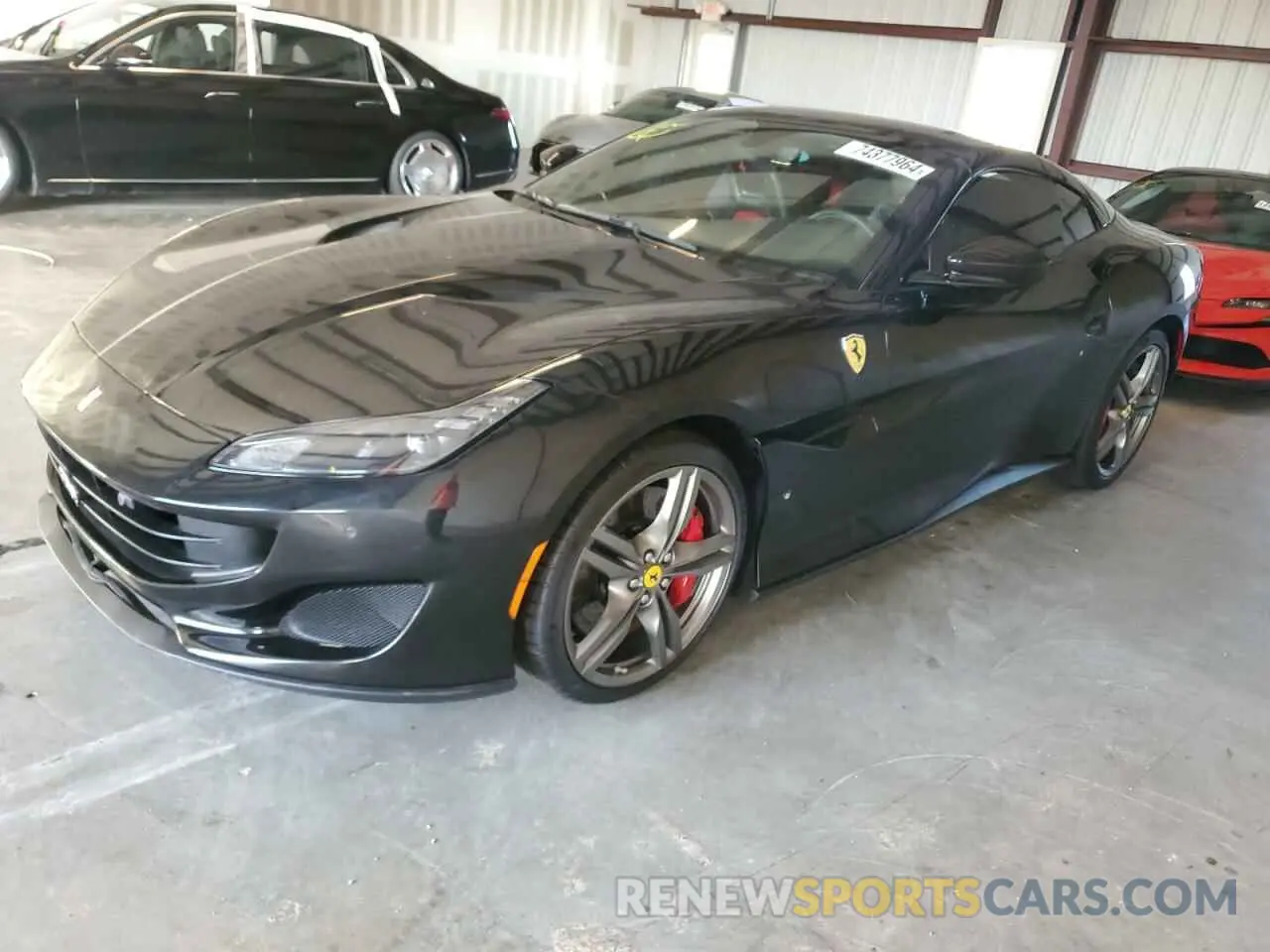 1 Photograph of a damaged car ZFF89FPA2K0239970 FERRARI ALL MODELS 2019